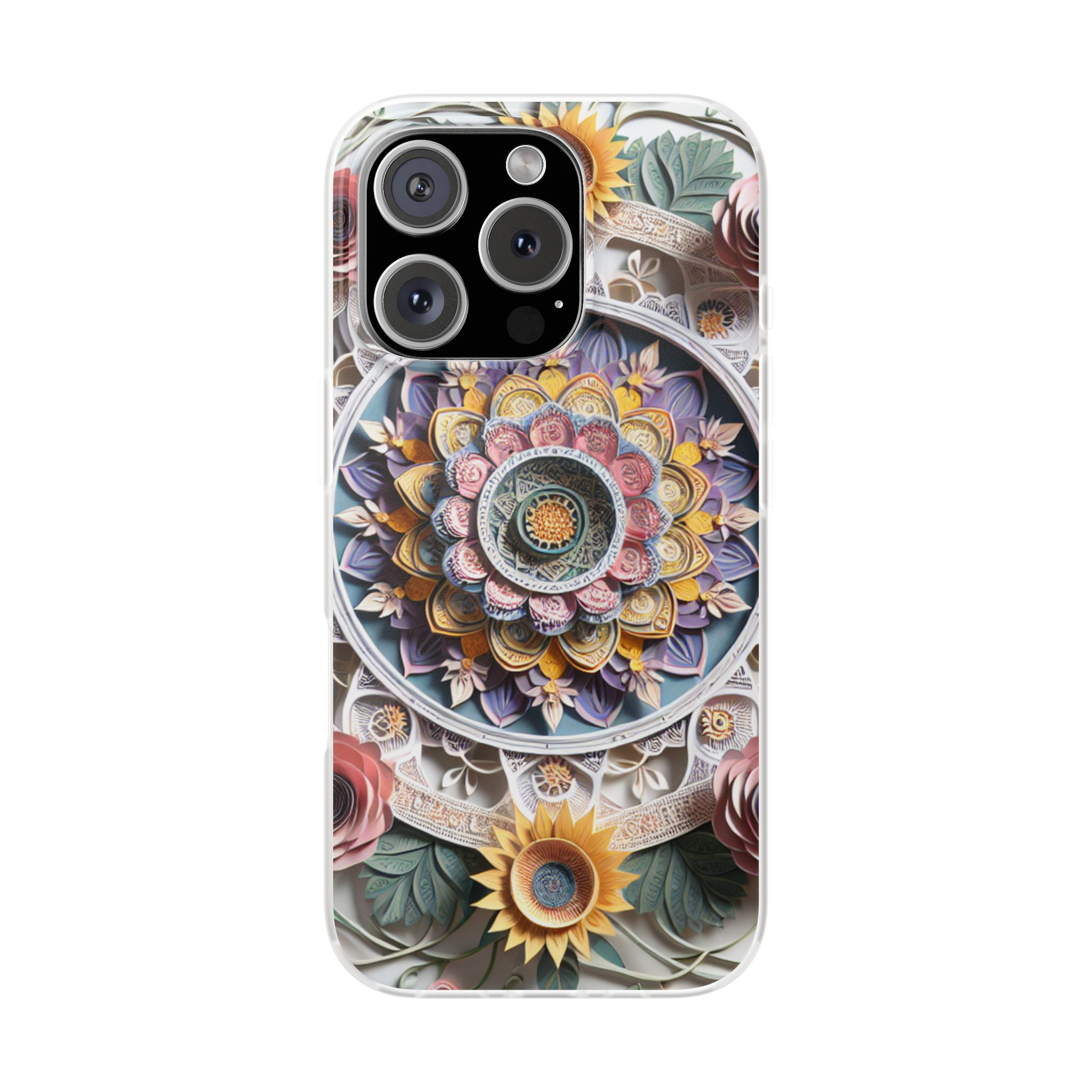 Mandala Bloom Sleek Resistant Mobile Phone Back Case iPhone & Samsung S Series
