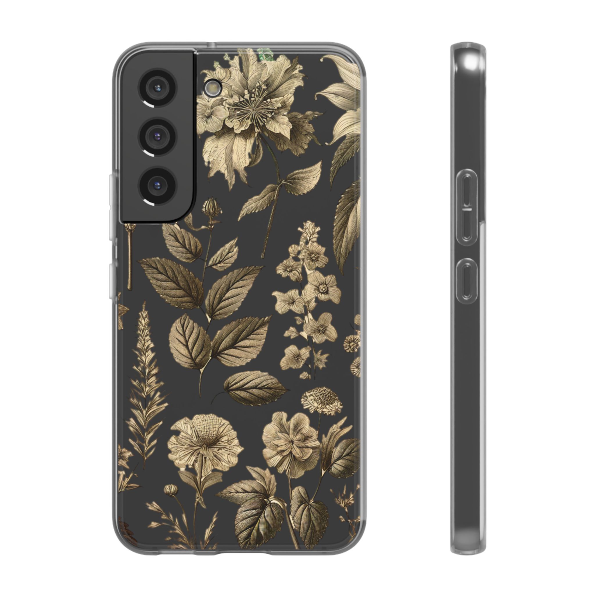 Leaf & Floral Trendy Resistant Flexi Phone Back Case - Image 5