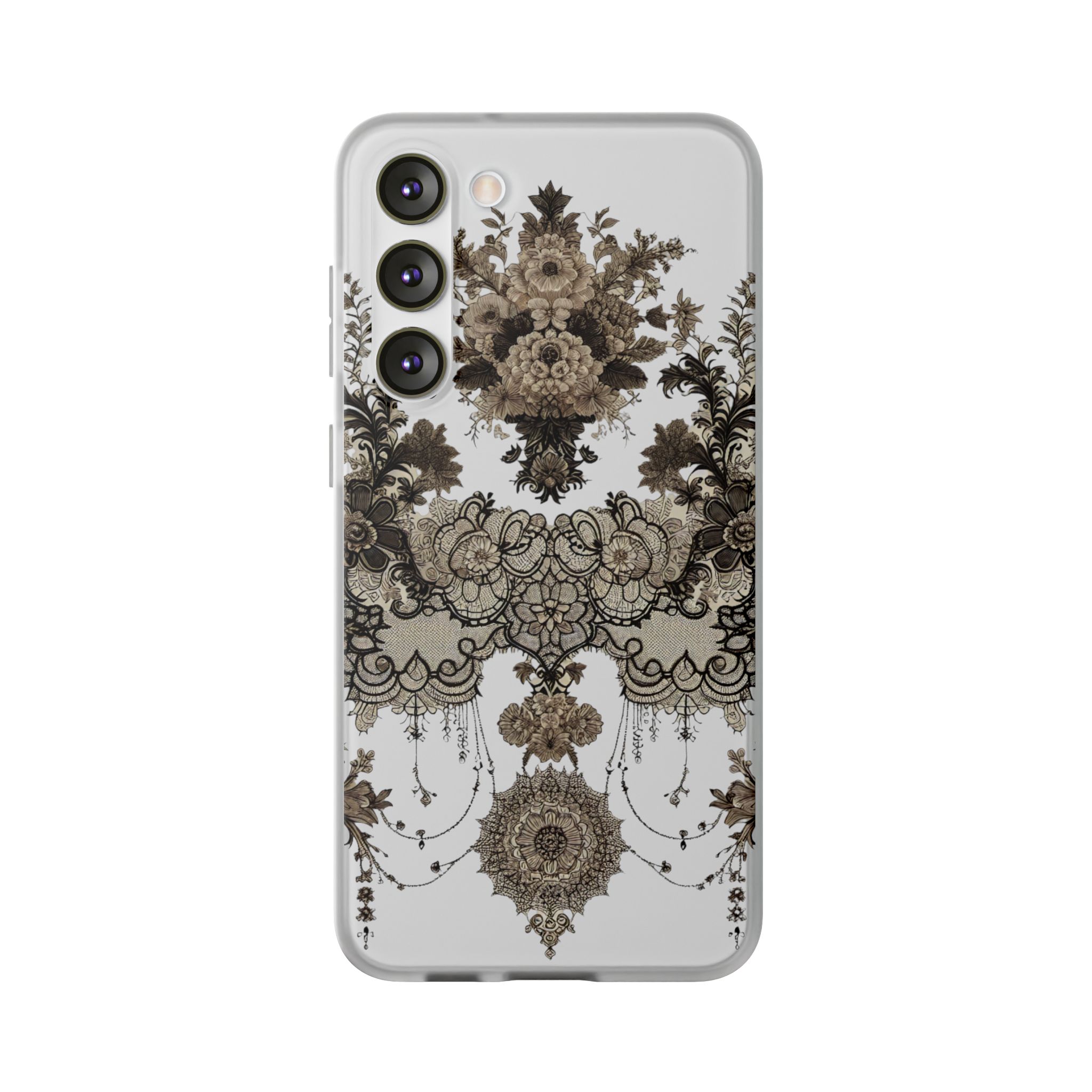 Floral Ornament Trendy Resistant Flexi Phone Back Case