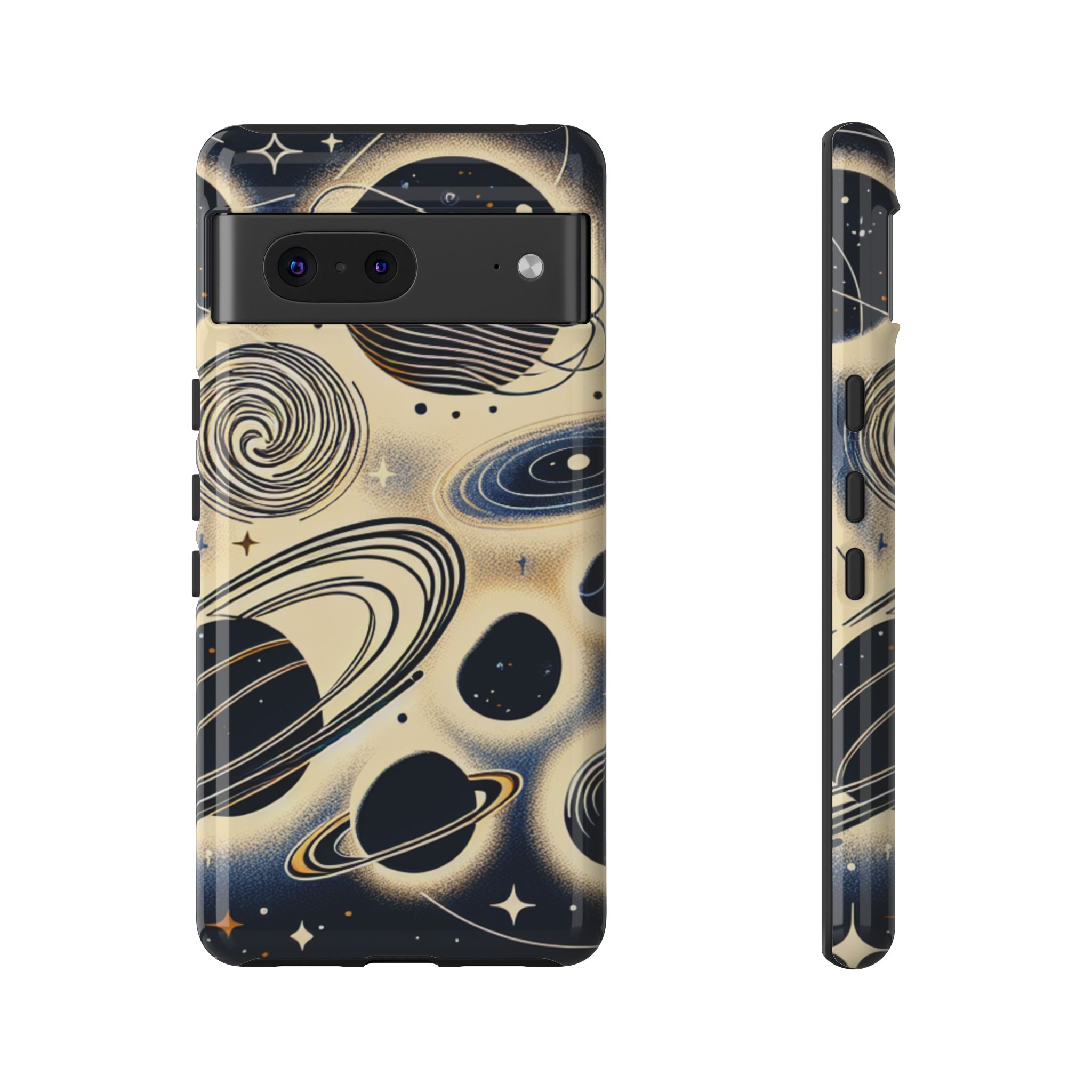 Space Galaxy Theme Resistant Trendy Tough Phone Case - Image 4