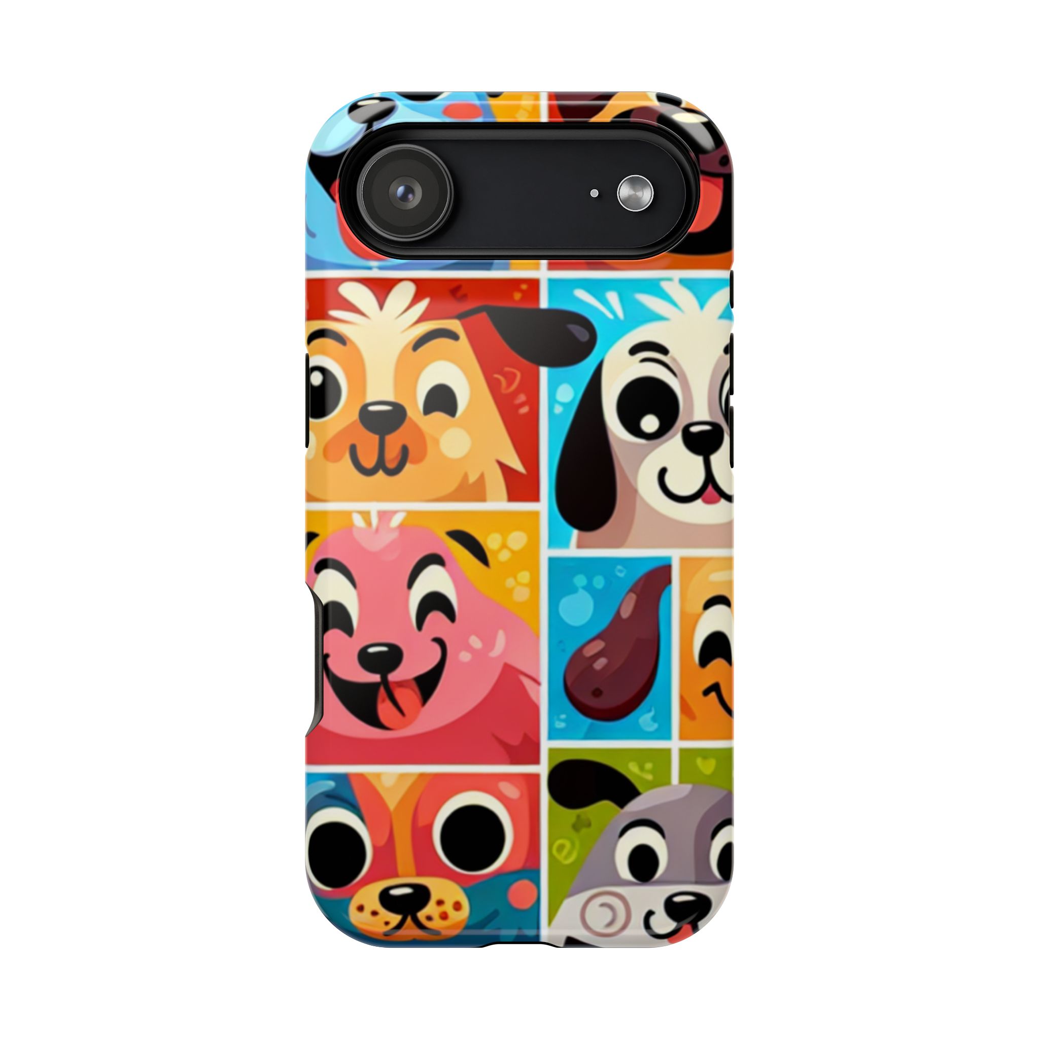 Funny Animal Faces Impact-Resistant Phone Back Case - Image 4