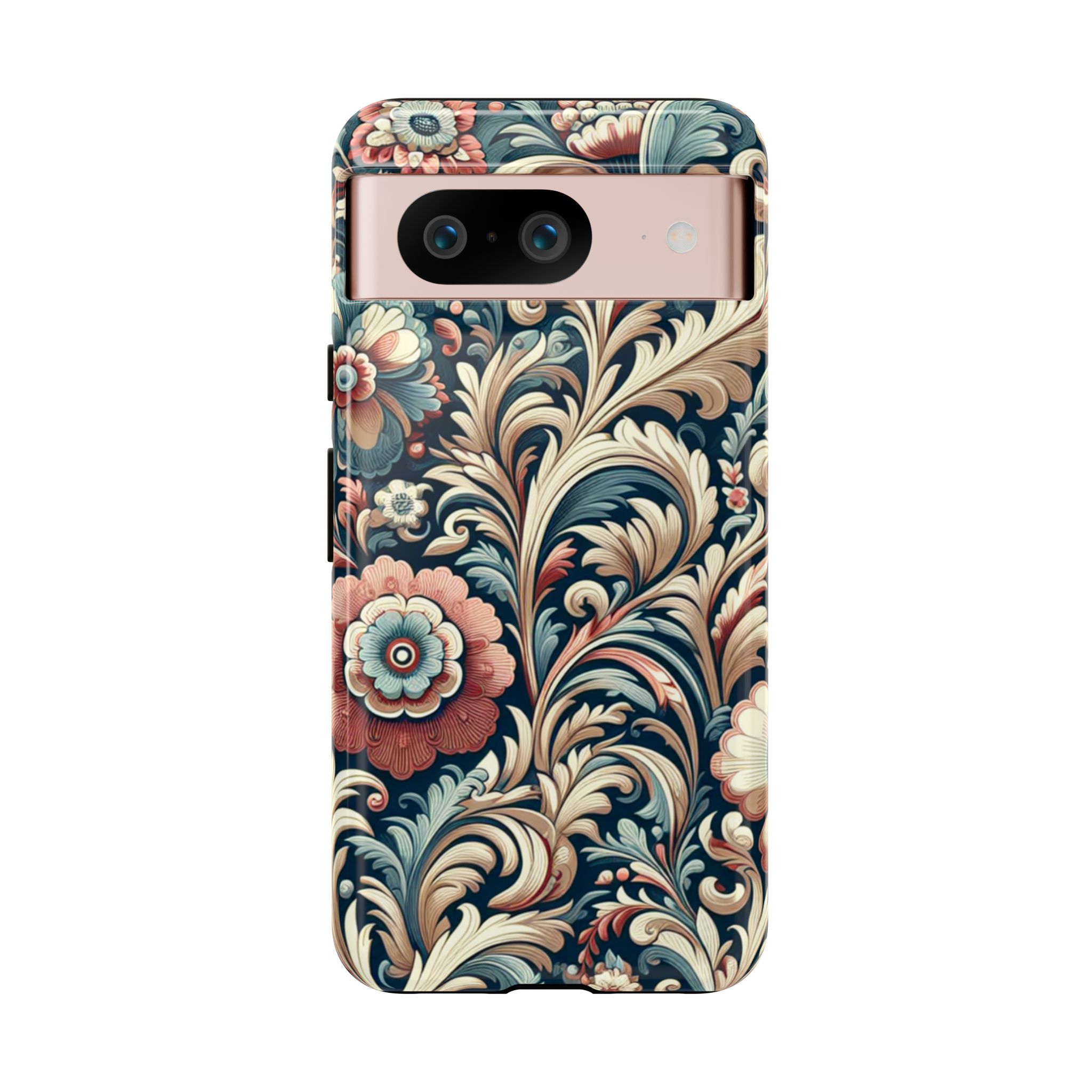 Artistic Floral Resistant Trendy Tough Phone Case - Image 3