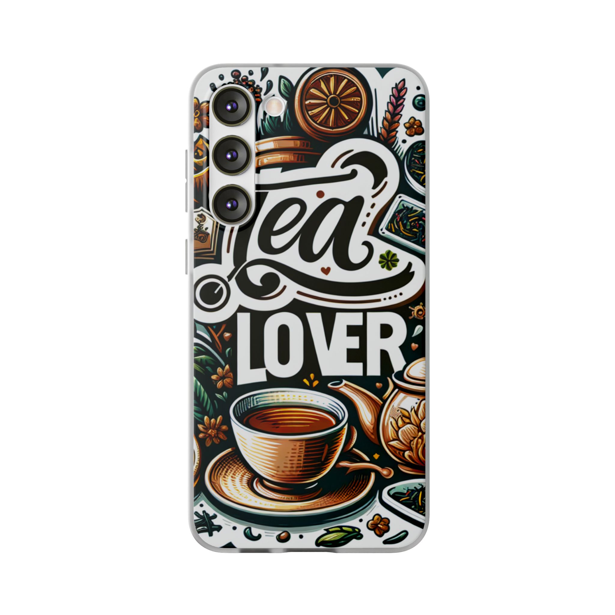 Tea Lover Trendy Resistant Flexi Phone Back Case - Image 5