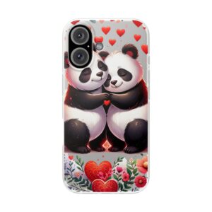Panda Love Trendy Resistant Flexi Phone Back Case
