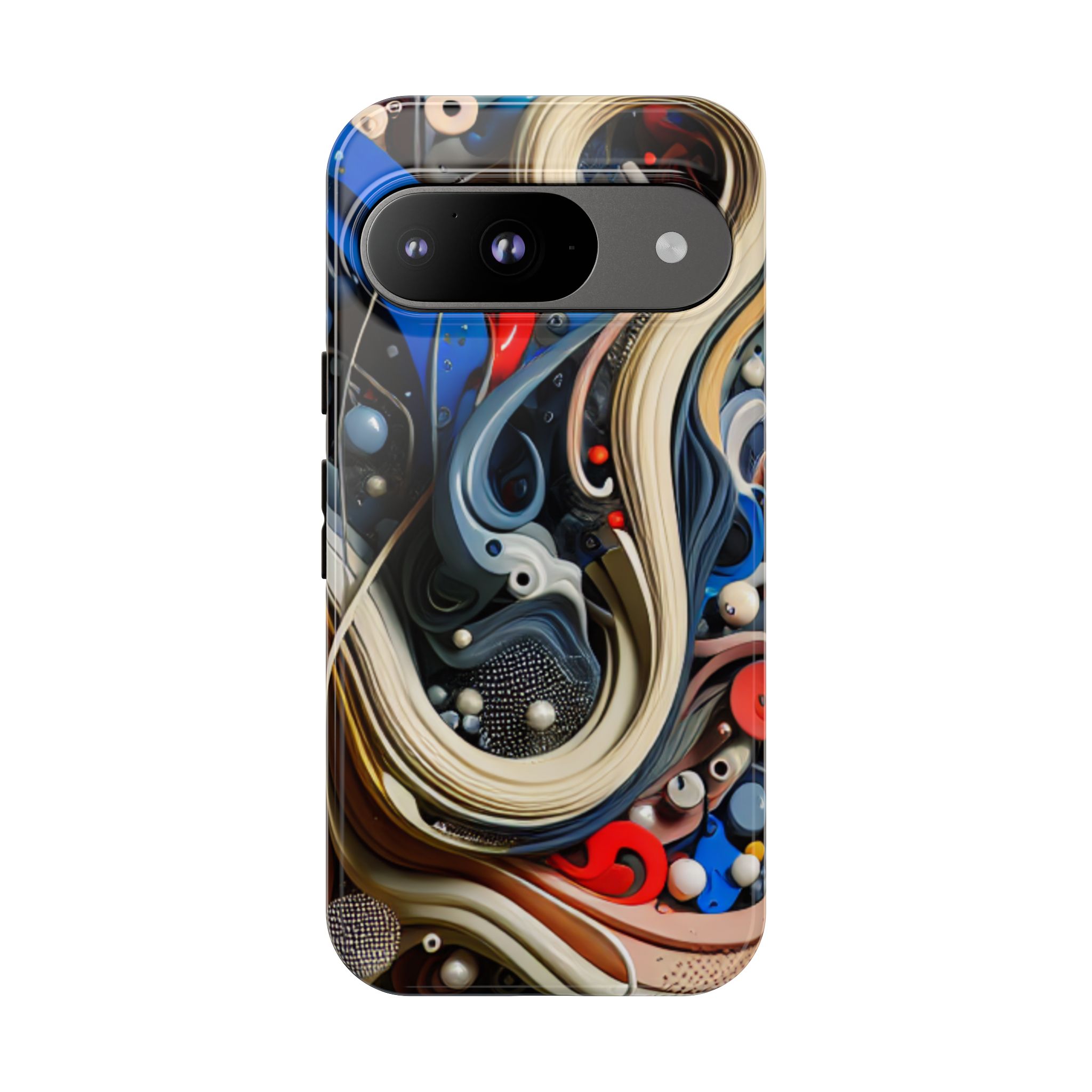 Colors Abstract Fun Trendy Slim Resistant Tough Phone Case - Image 4
