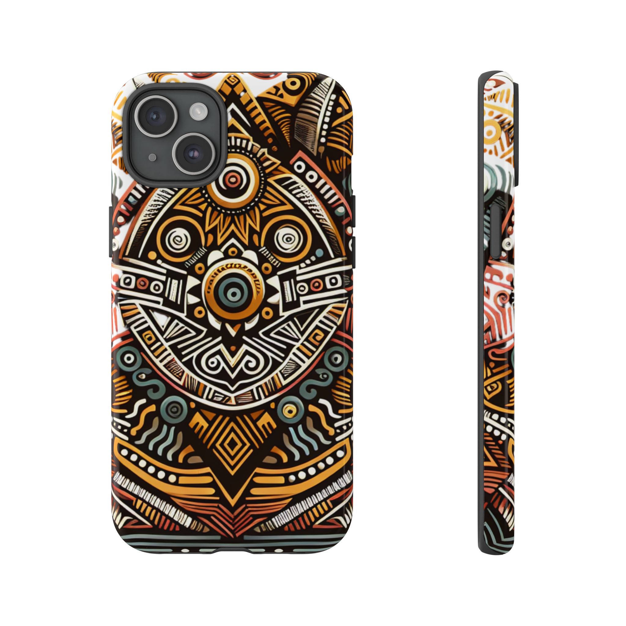 African Ancient Art Resistant Trendy Tough Phone Case - Image 9