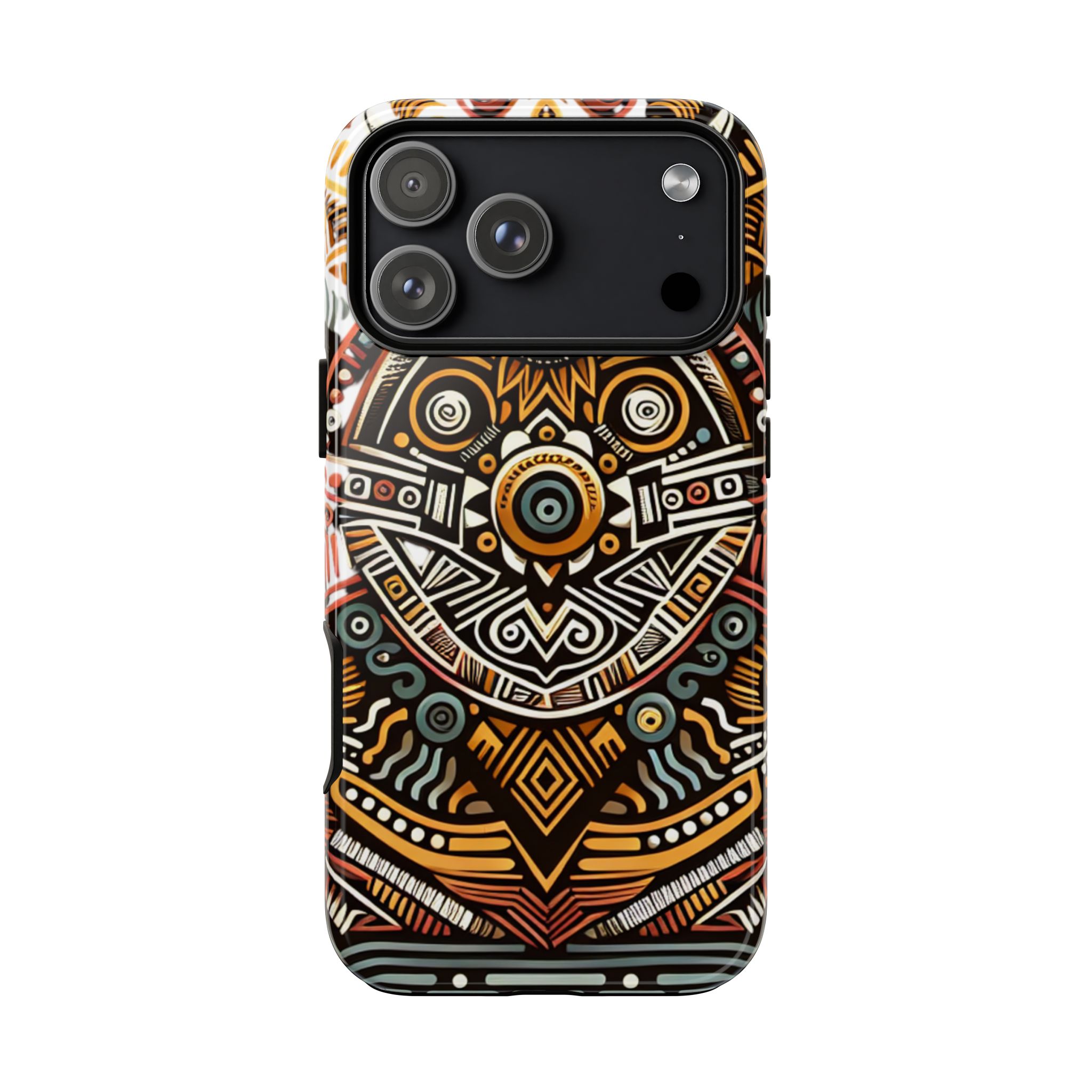 African Ancient Art Resistant Trendy Tough Phone Case - Image 3