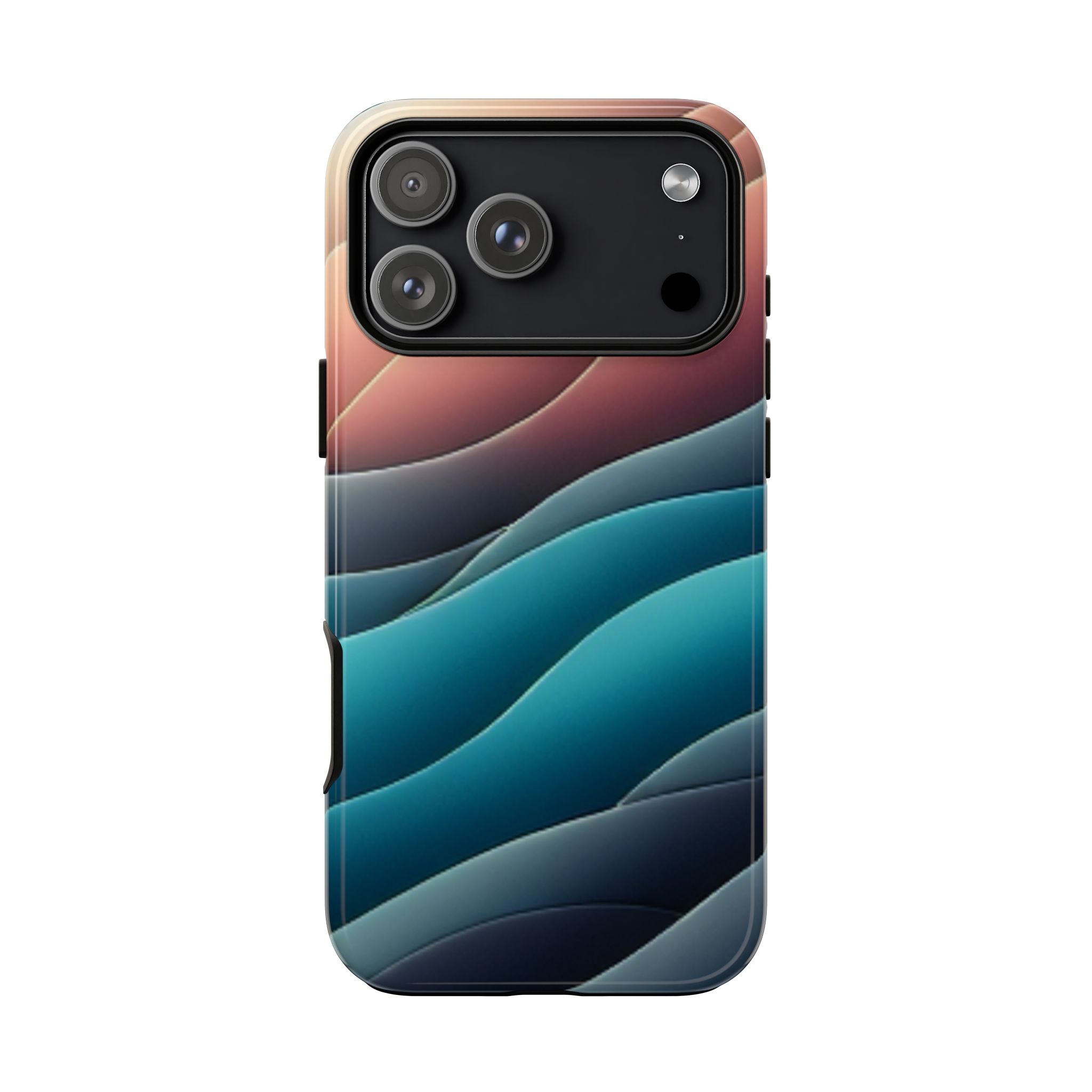 Color Layers Resistant Trendy Tough Phone Case