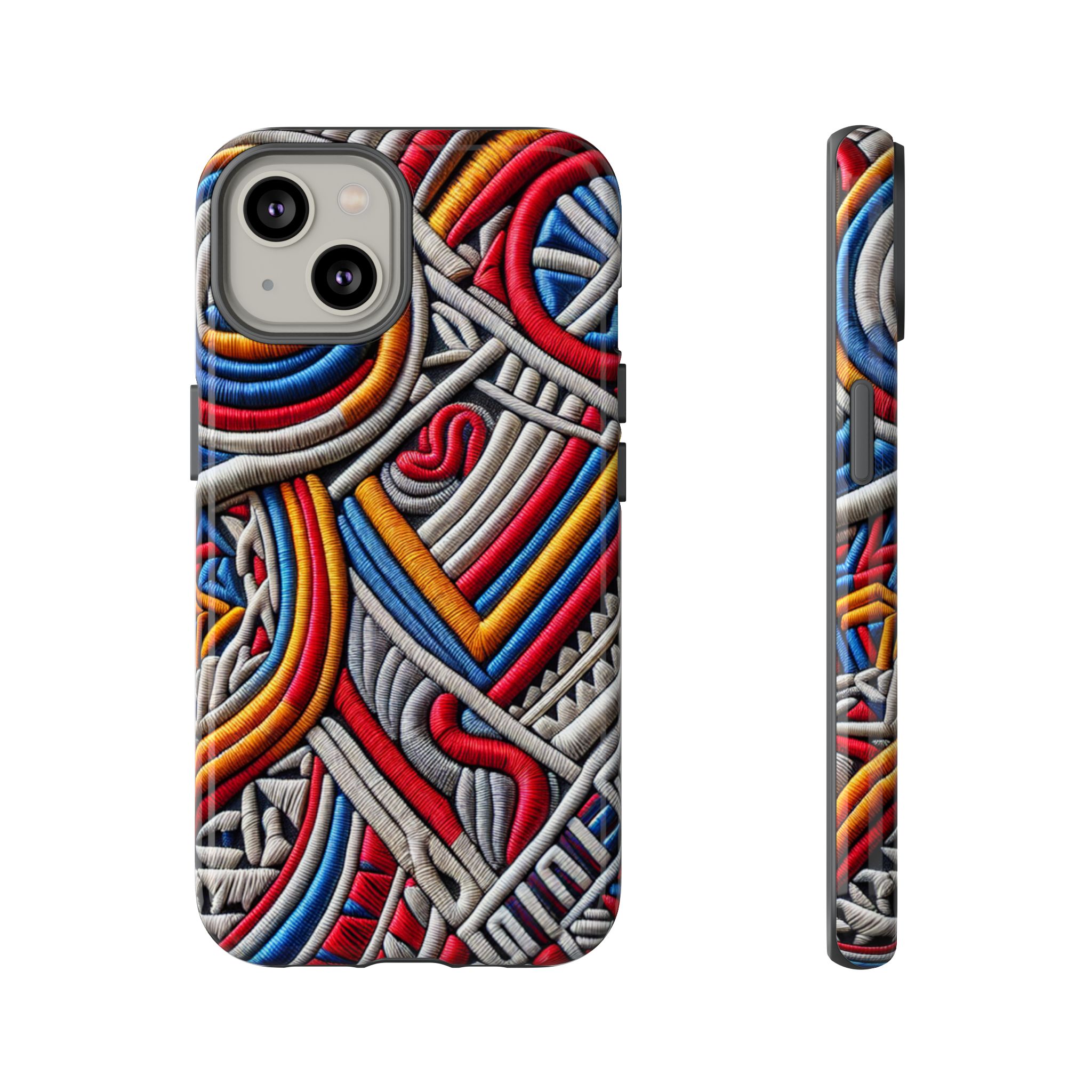 Woven Woolen Art Trendy Sleek Resistant Tough Phone Case - Image 8