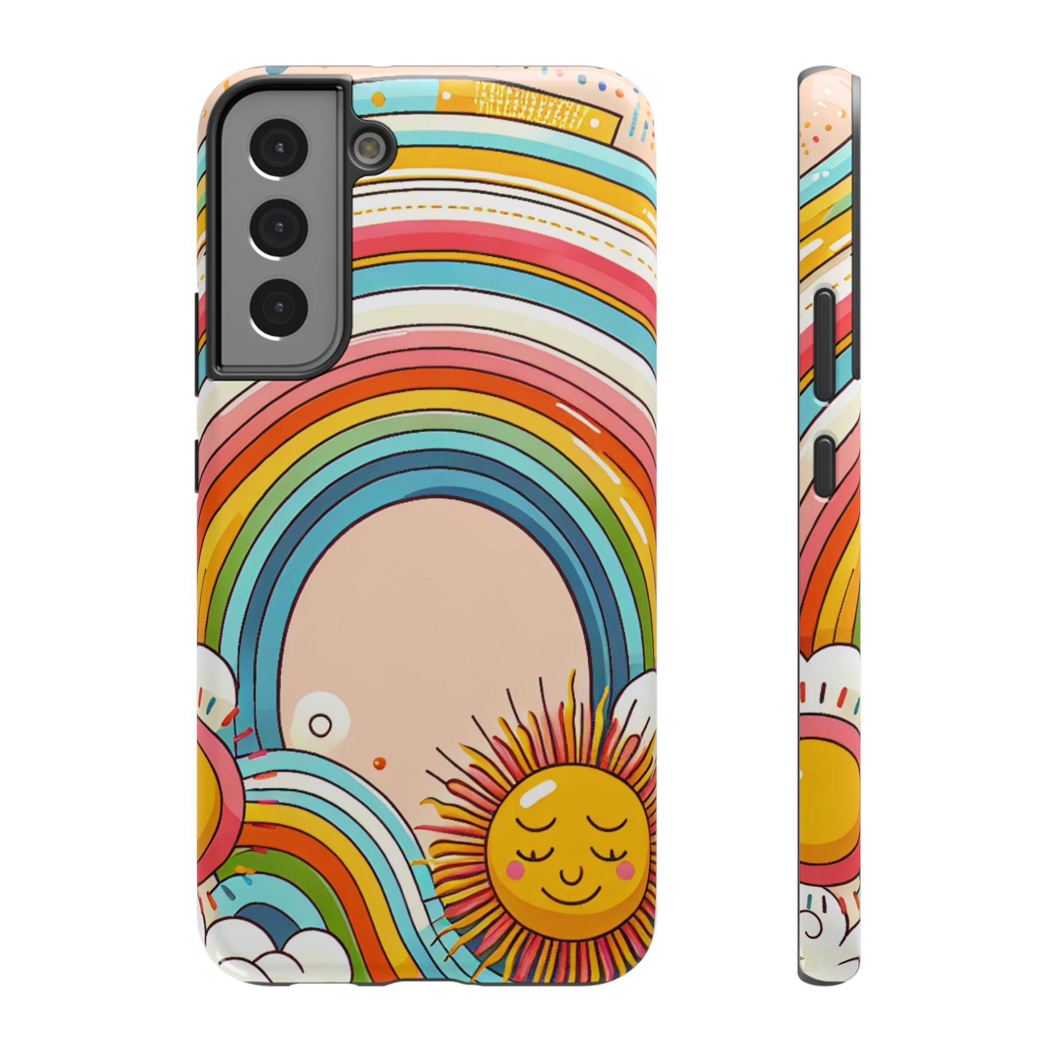 Rainbow Sunshine Impact-Resistant Phone Back Case - Image 5