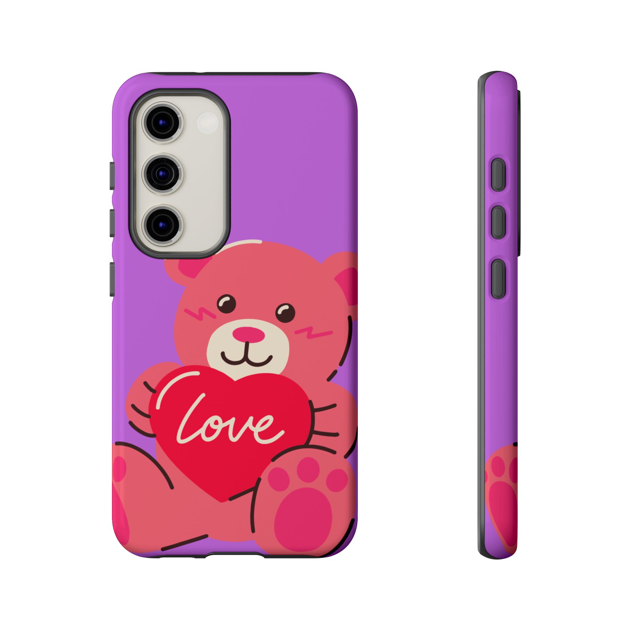 Teddy Love Forever Resistant Trendy Tough Phone Case - Image 8