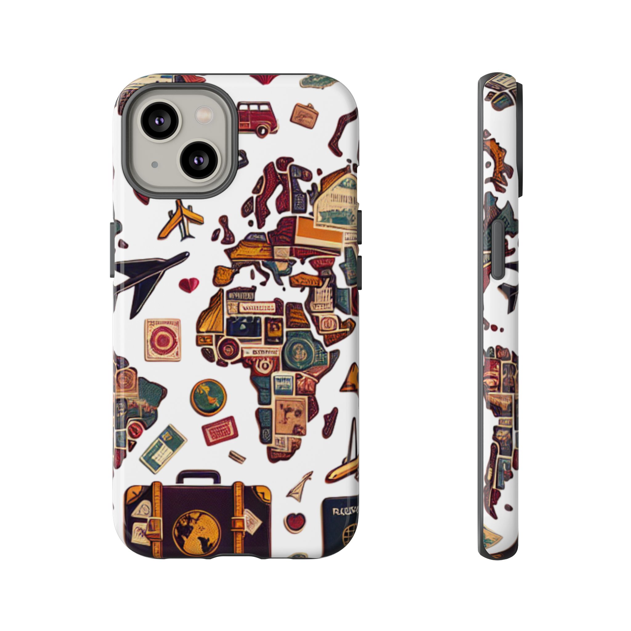 World Travel Trendy Sleek Resistant Tough Phone Case - Image 7