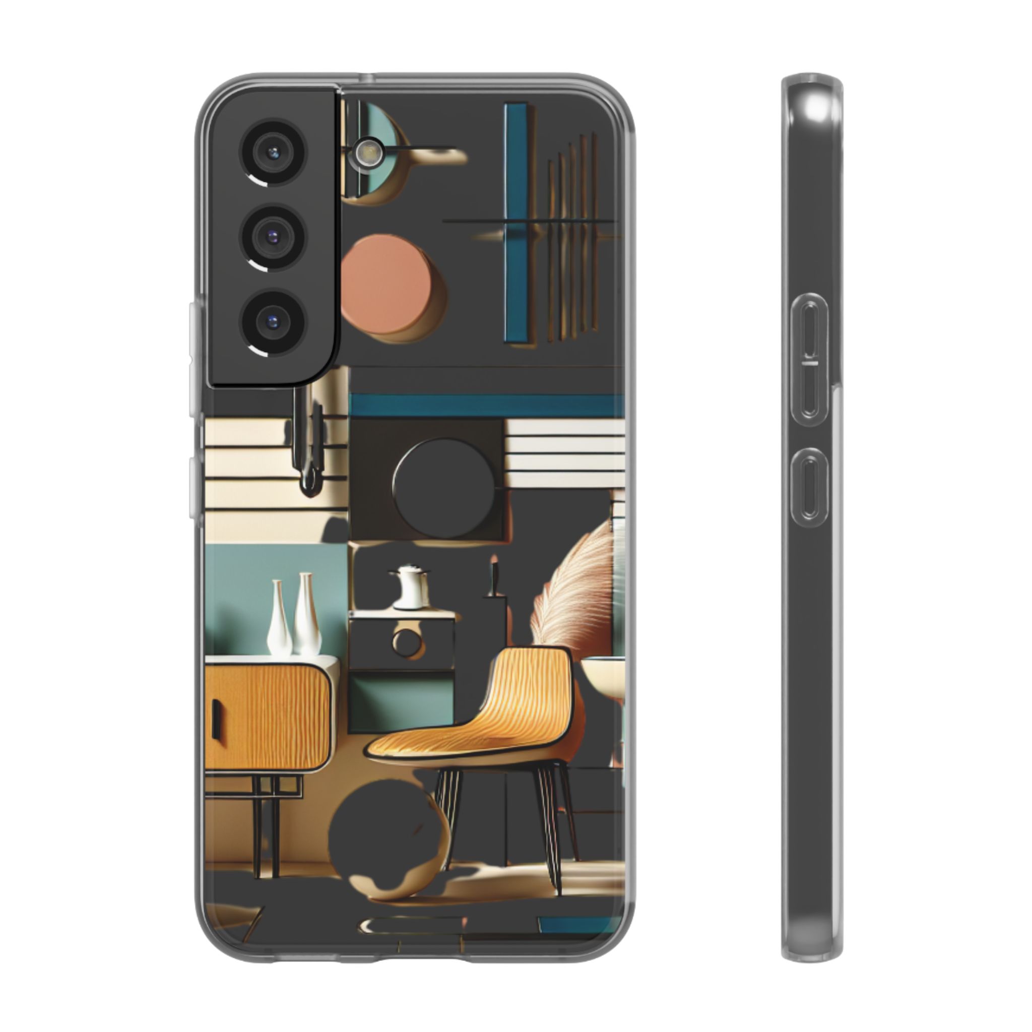 Modern House Trendy Resistant Flexi Phone Back Case - Image 5