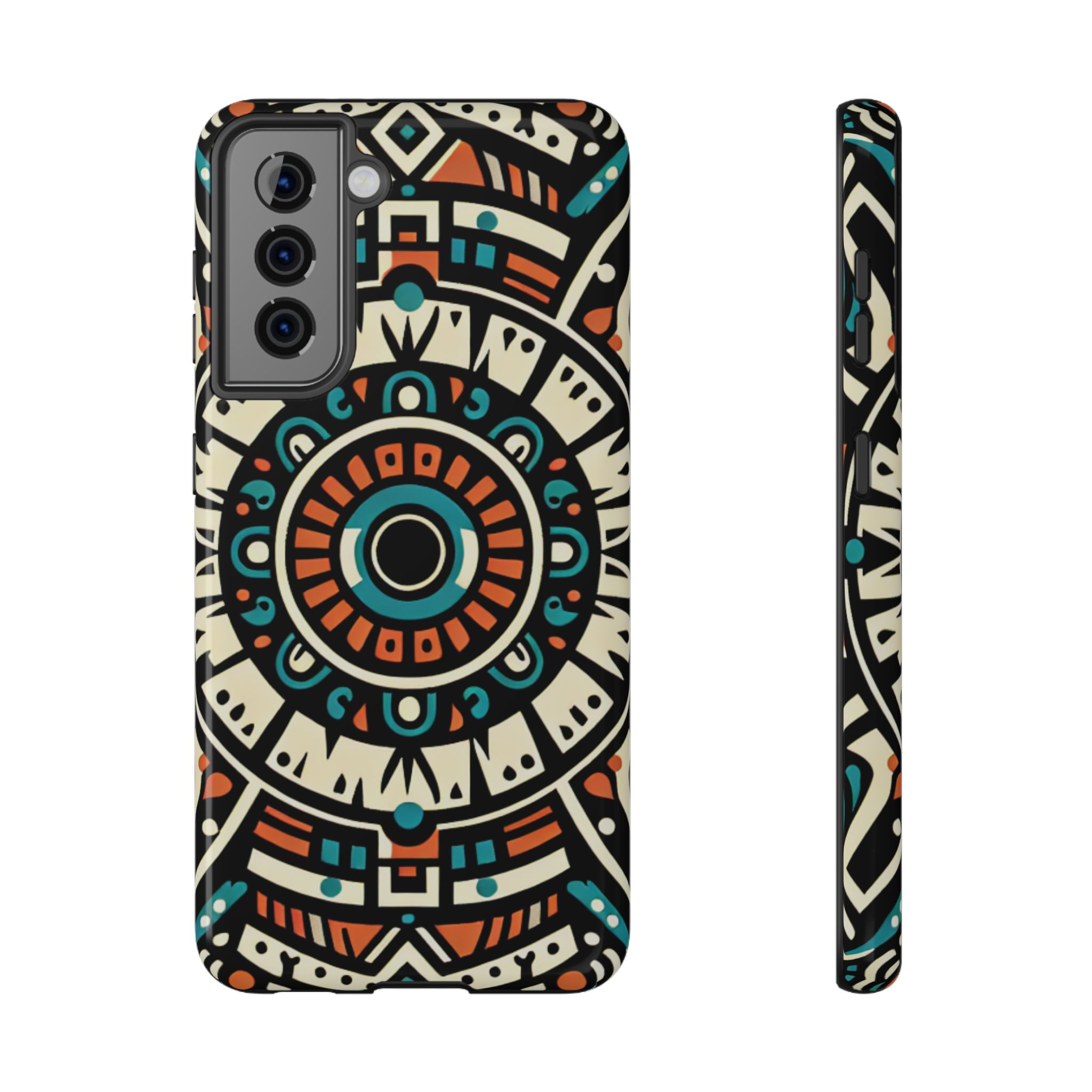 Traditional Mandala Art Impact-Resistant Phone Back Case - Image 3