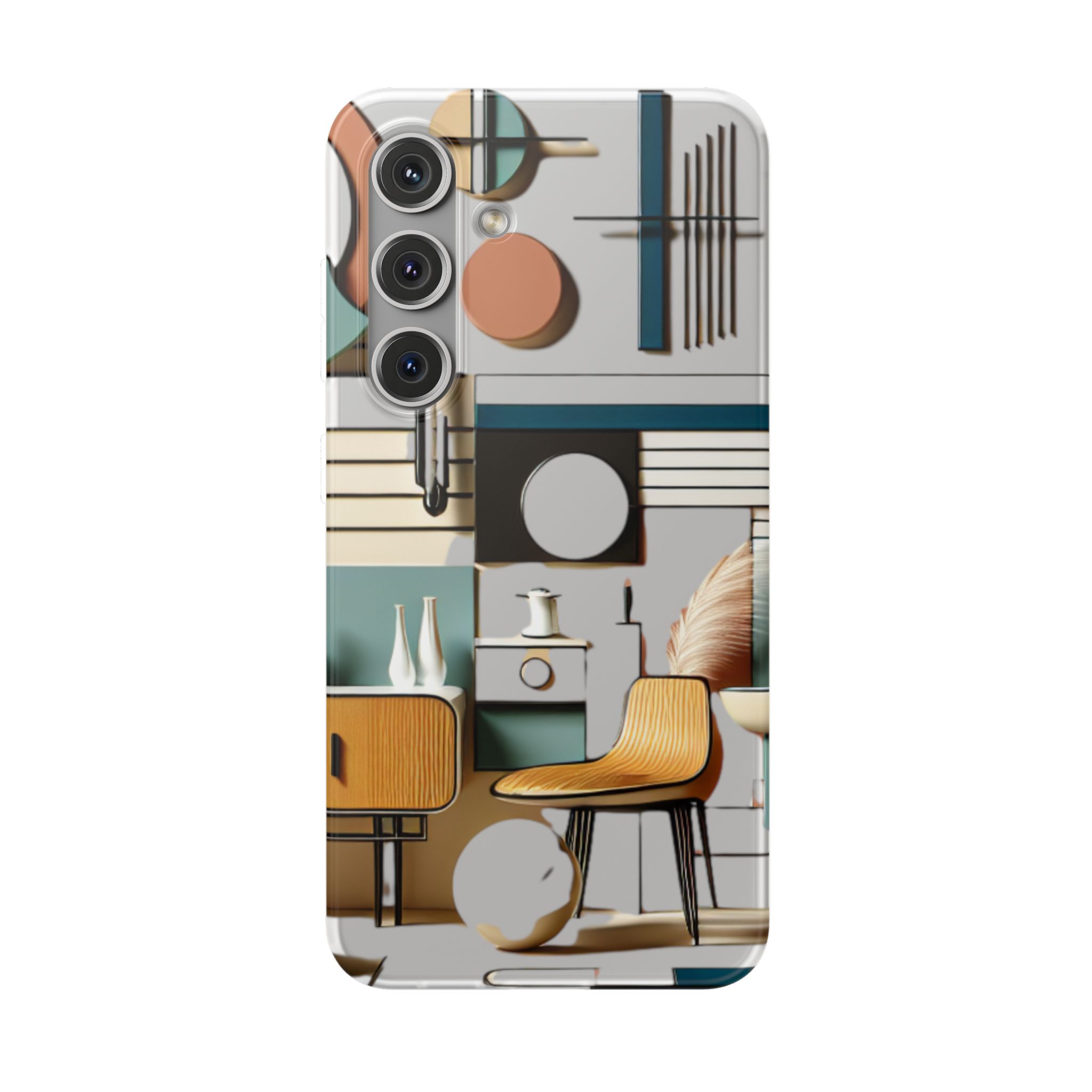 Modern House Trendy Resistant Flexi Phone Back Case - Image 7