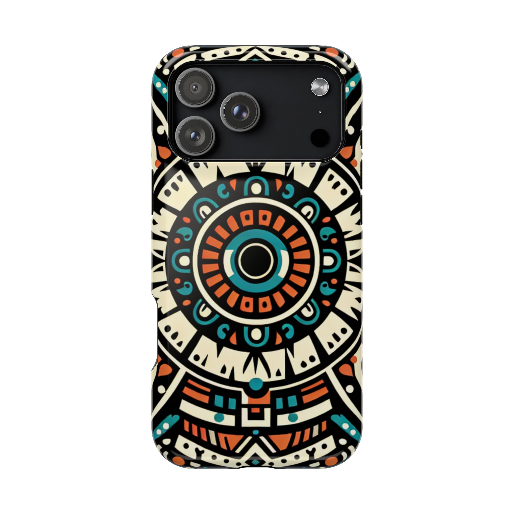 Traditional Mandala Art Impact-Resistant Phone Back Case - Image 2