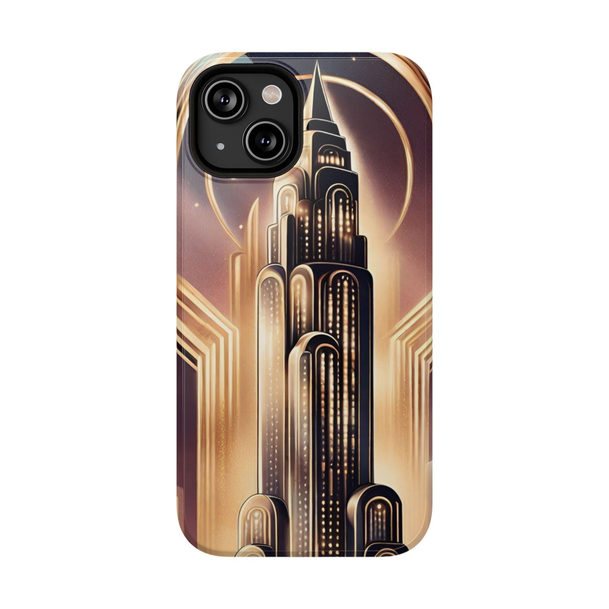Modern Architecture Printed Impact-Resistant Phone Back Case - Image 6
