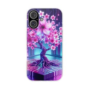 Neon Floral Tree Resistant Flexi Case