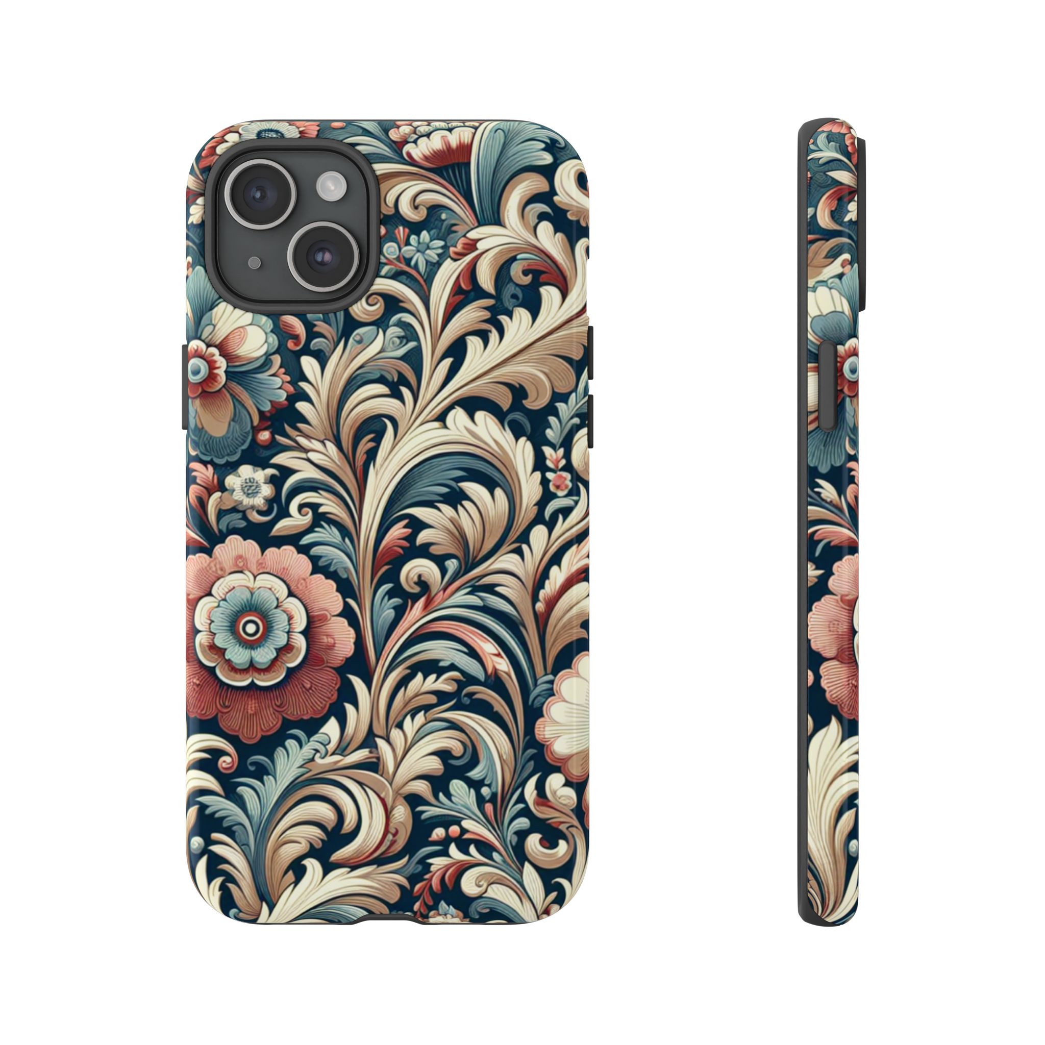 Artistic Floral Resistant Trendy Tough Phone Case - Image 8
