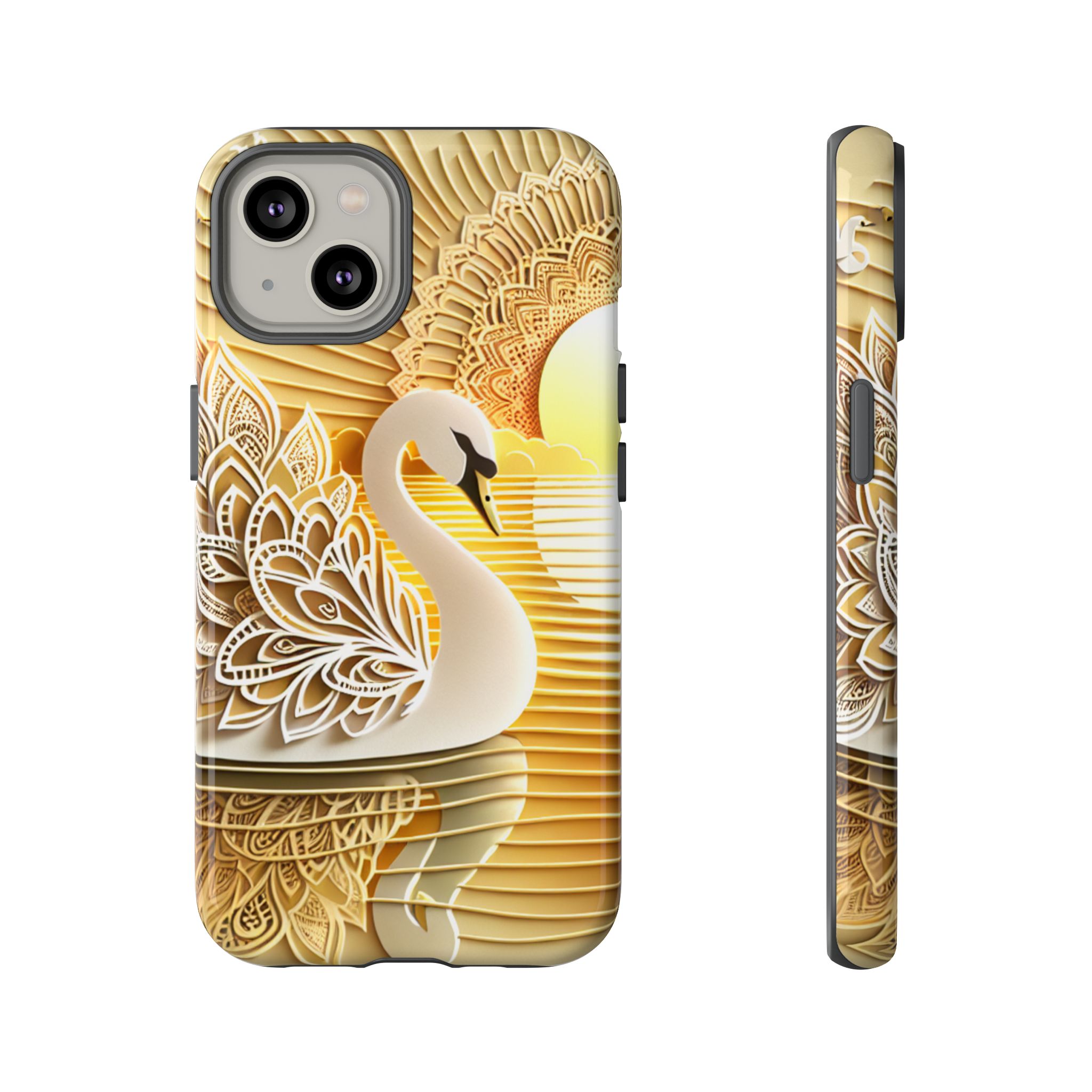 Swan In The Lake Trendy Tough Case - Image 5