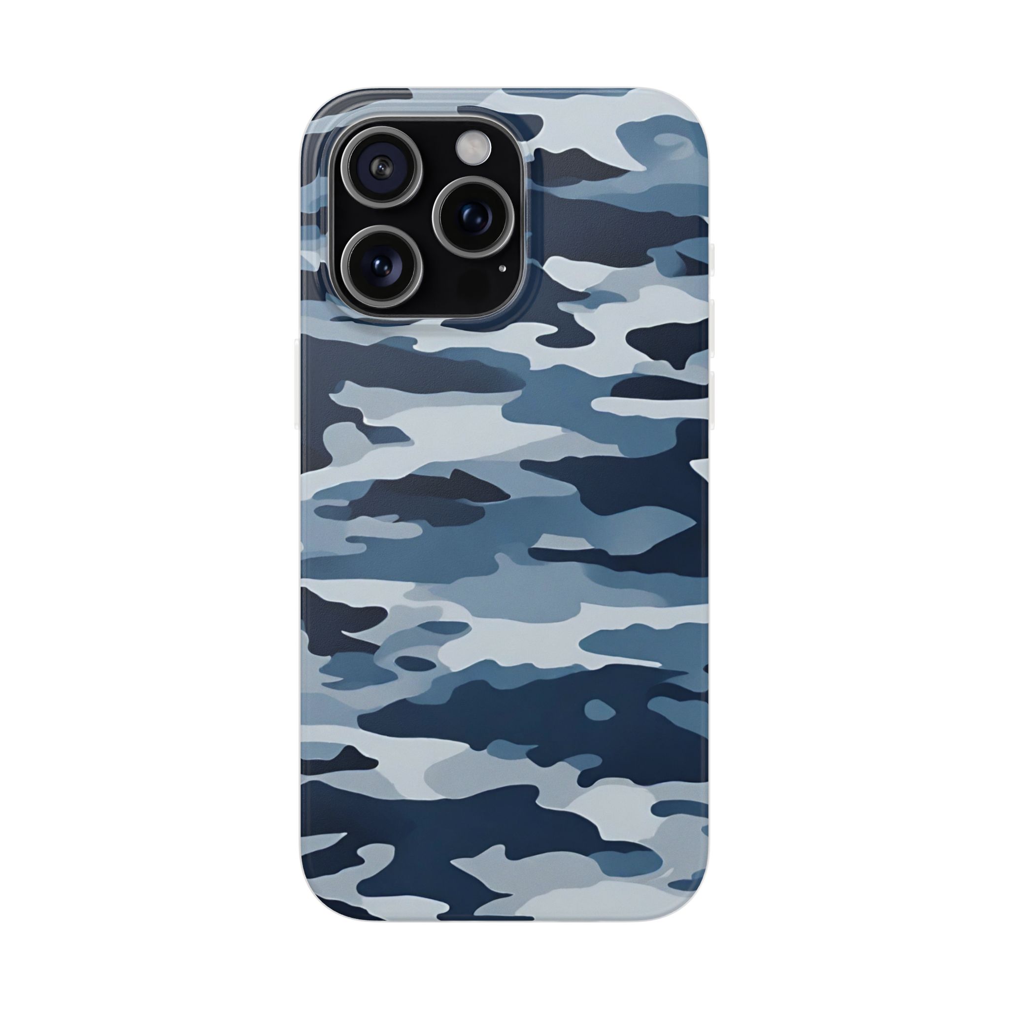 Camouflage Print Trendy Resistant Flexi Phone Back Case - Image 2