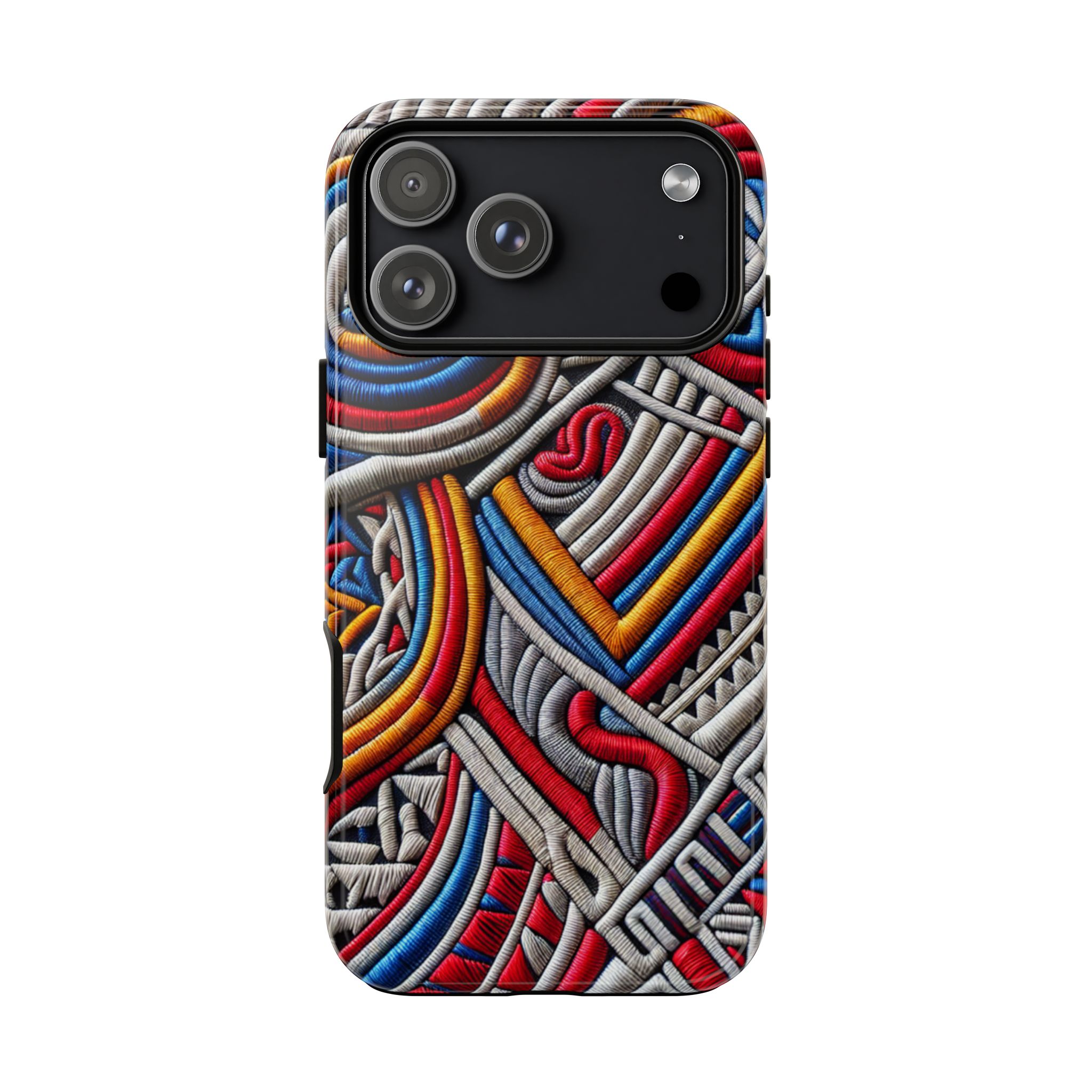 Woven Woolen Art Trendy Sleek Resistant Tough Phone Case - Image 3