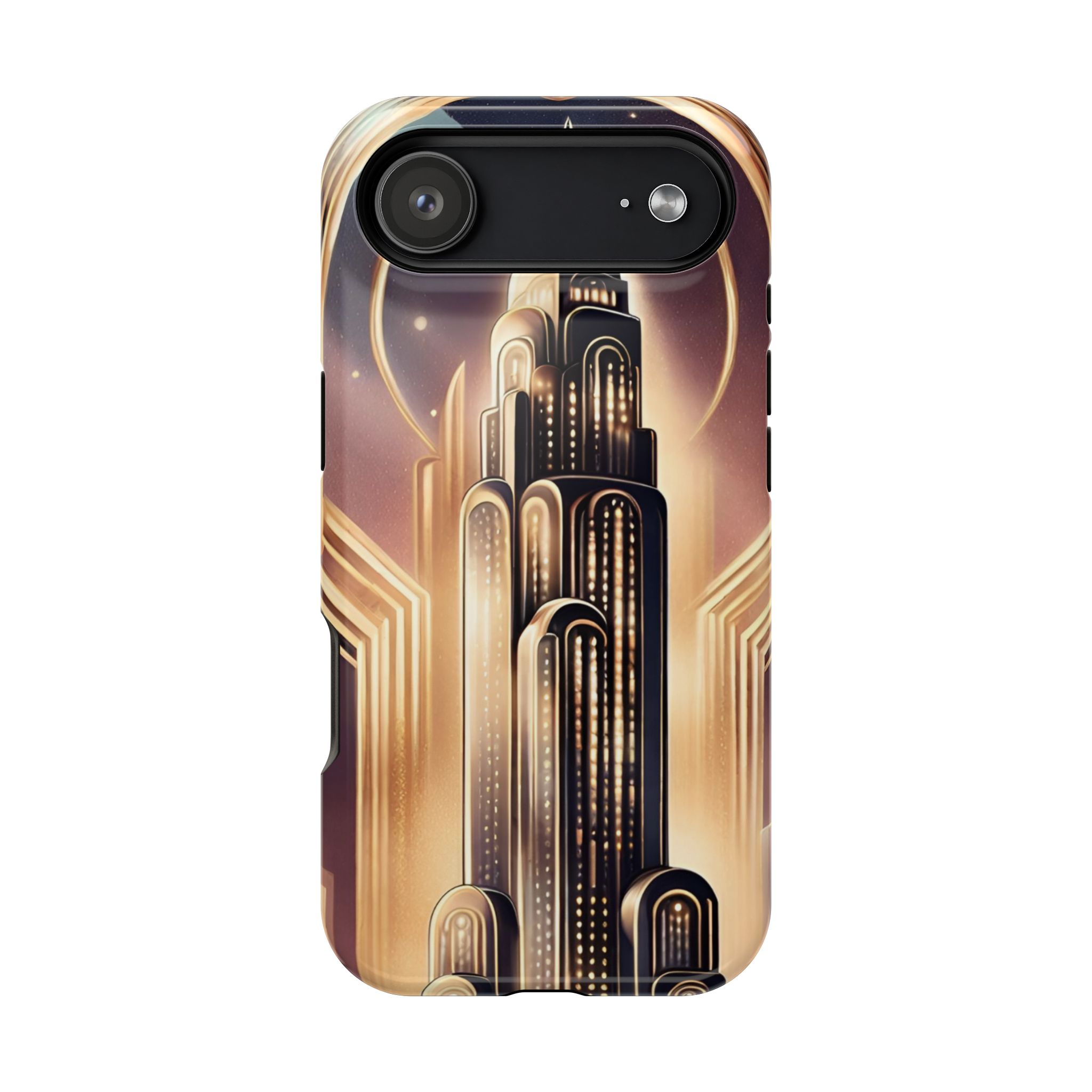 Modern Architecture Printed Impact-Resistant Phone Back Case - Image 3