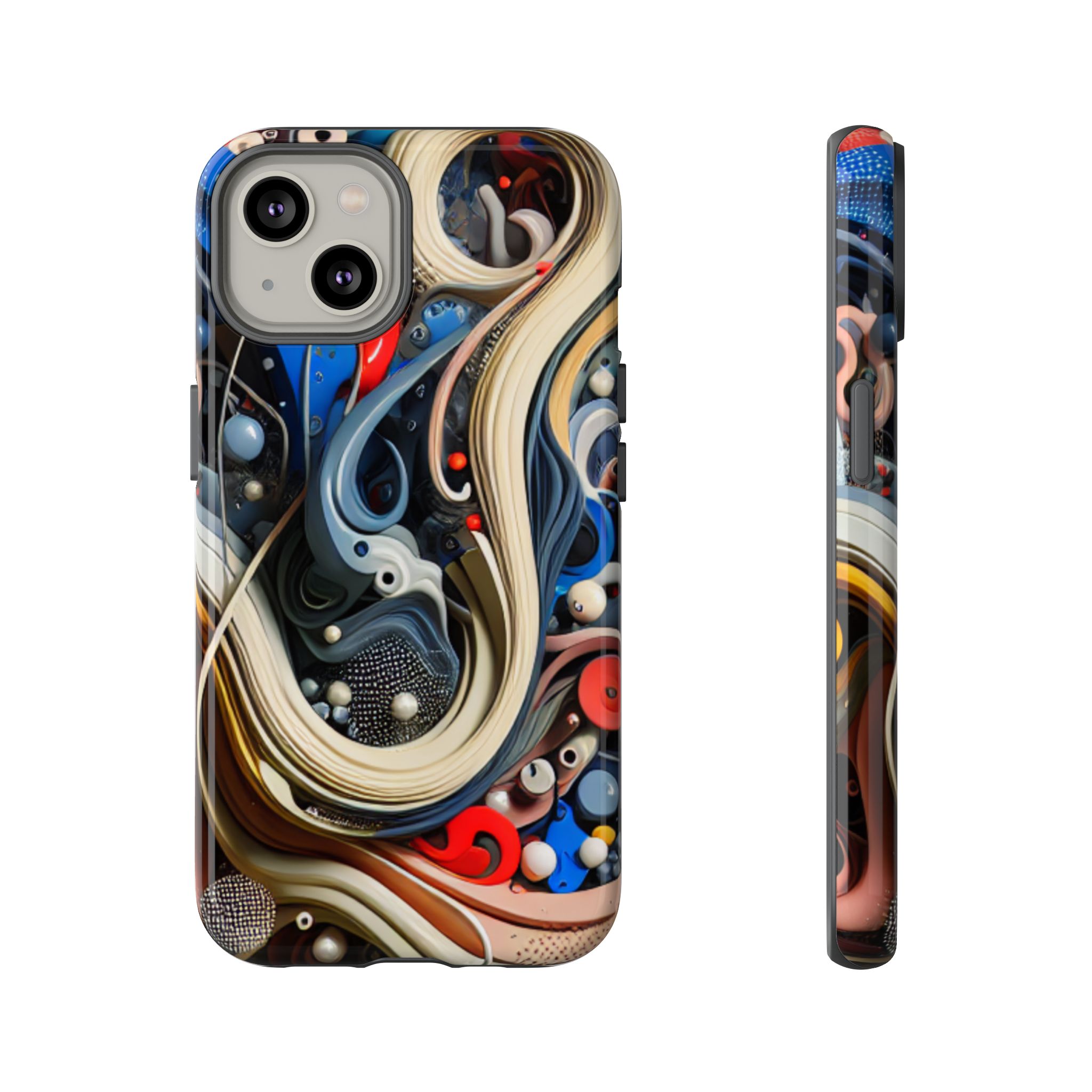 Colors Abstract Fun Trendy Slim Resistant Tough Phone Case - Image 7