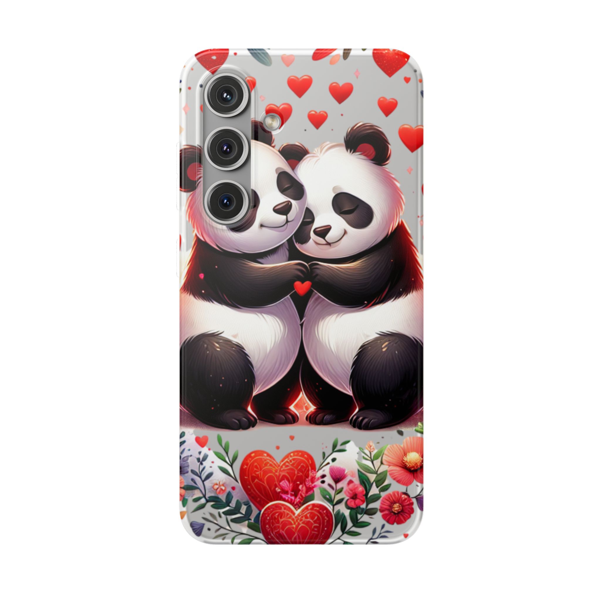 Panda Love Trendy Resistant Flexi Phone Back Case - Image 7