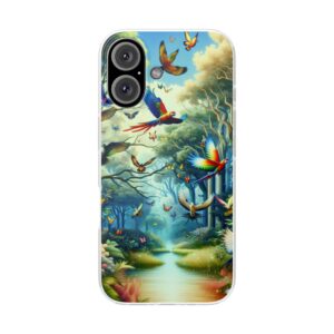 Birds Wild World Trendy Resistant Flexi Phone Back Case