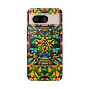 Kaleidoscope Effect Print Resistant Trendy Tough Phone Case