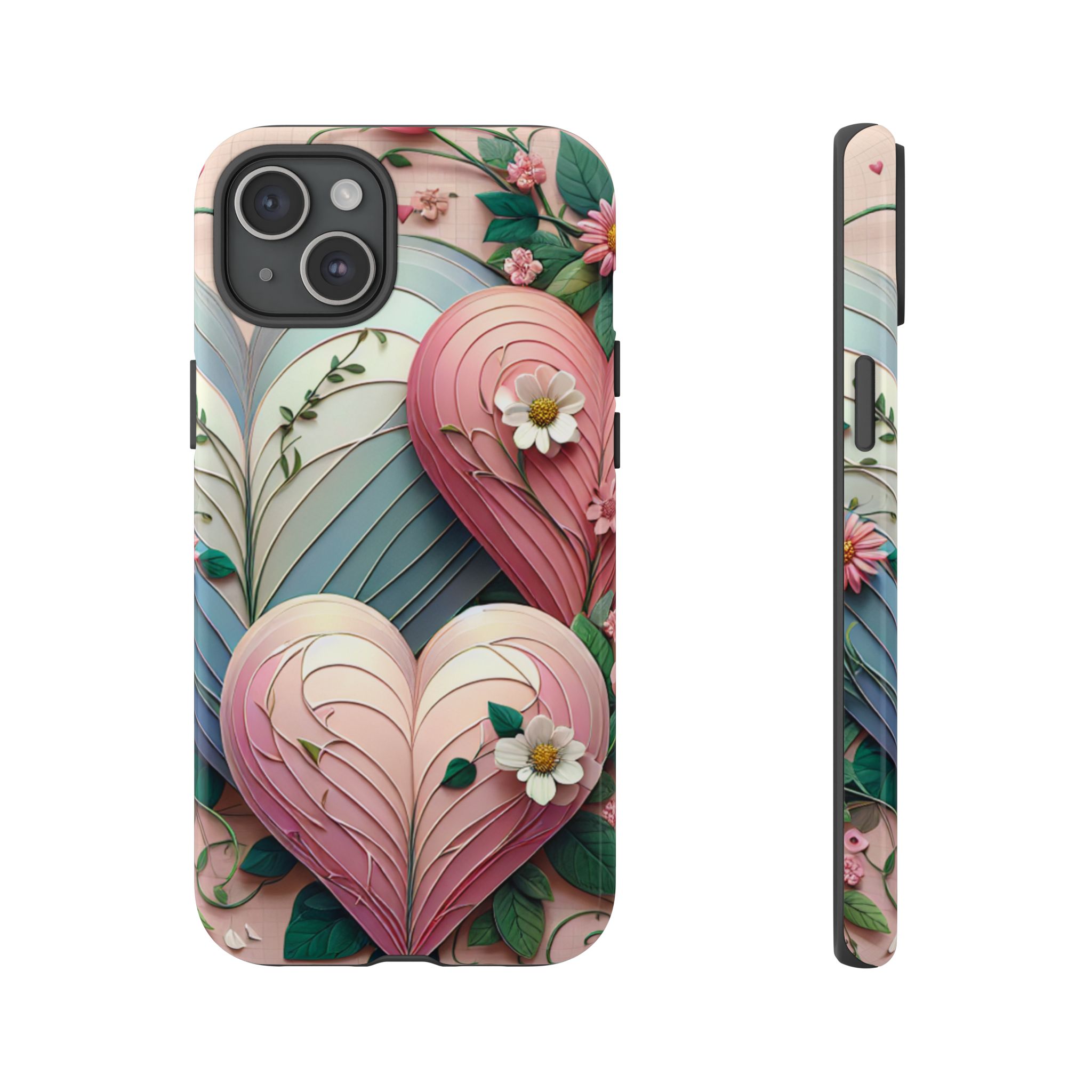 Heart Of Love Trendy Resistant Tough Phone Case - Image 9