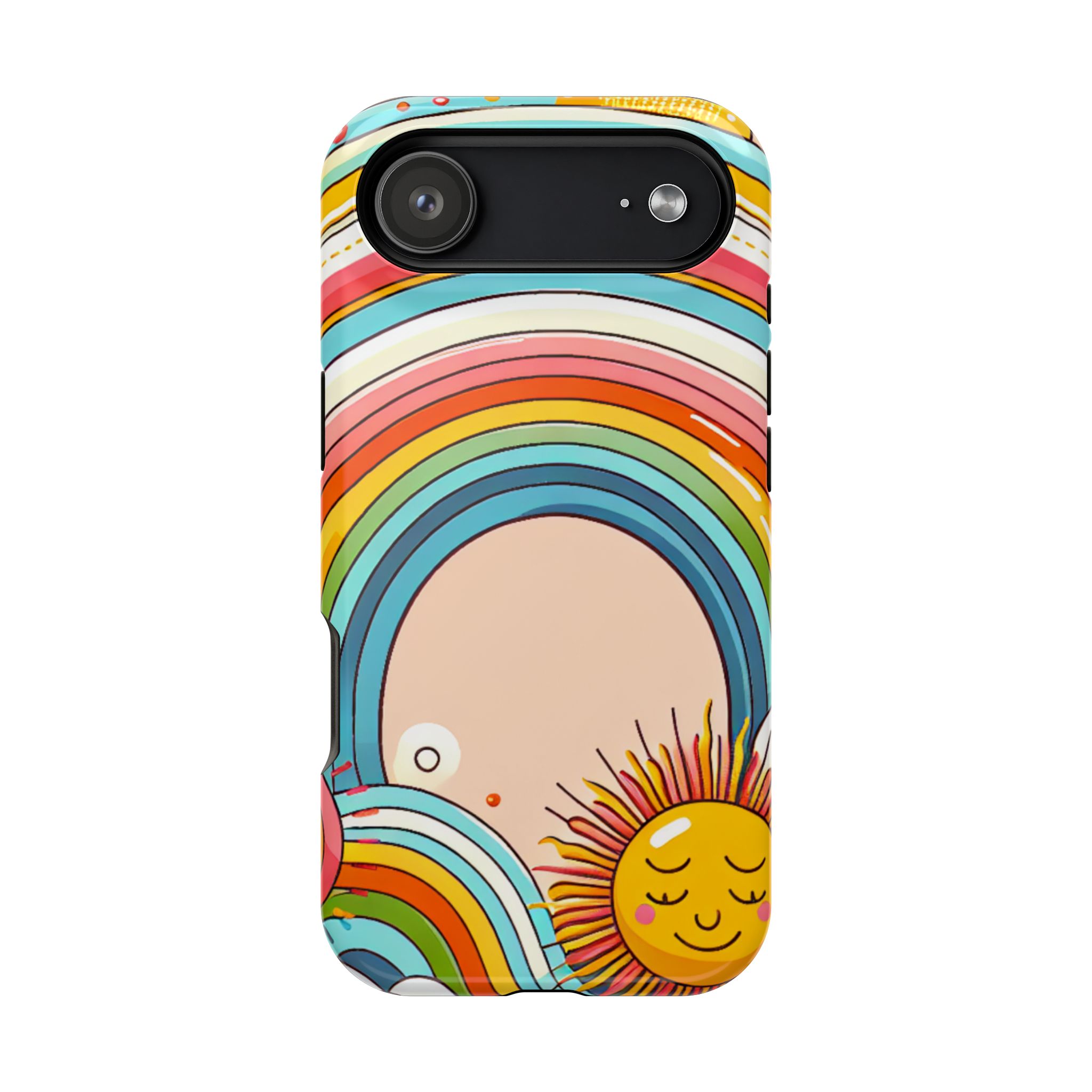 Rainbow Sunshine Impact-Resistant Phone Back Case - Image 4