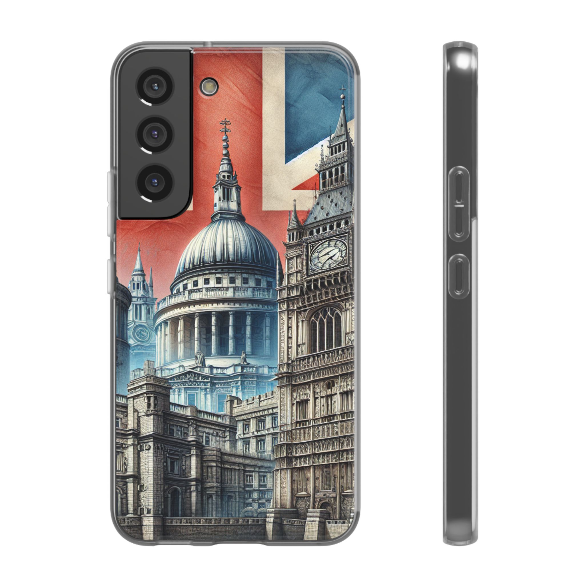 Great British Heritage Trendy Resistant Flexi Phone Back Case - Image 3