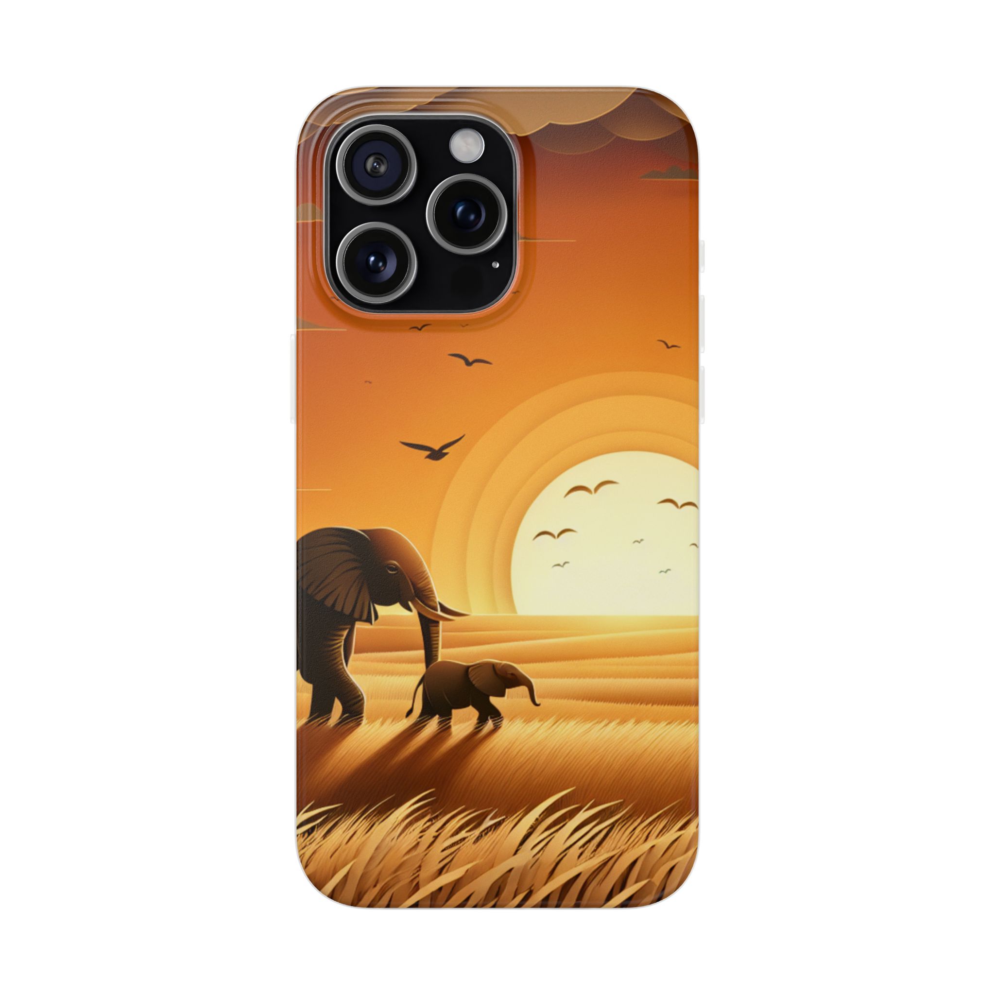 African Savannah Sunset Resistant Flexi Case