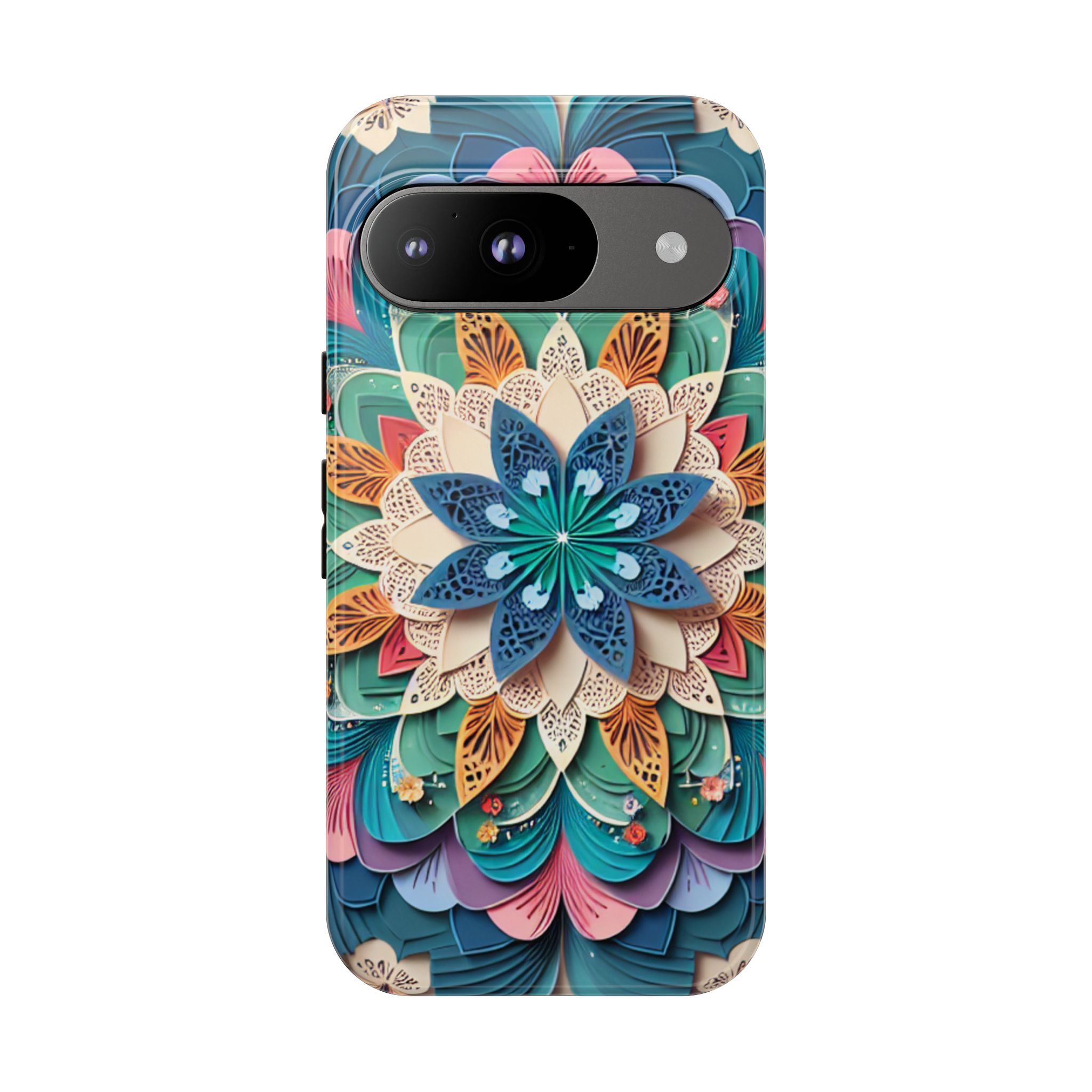 Butterfly Themed Mandala Trendy Tough Case - Image 10