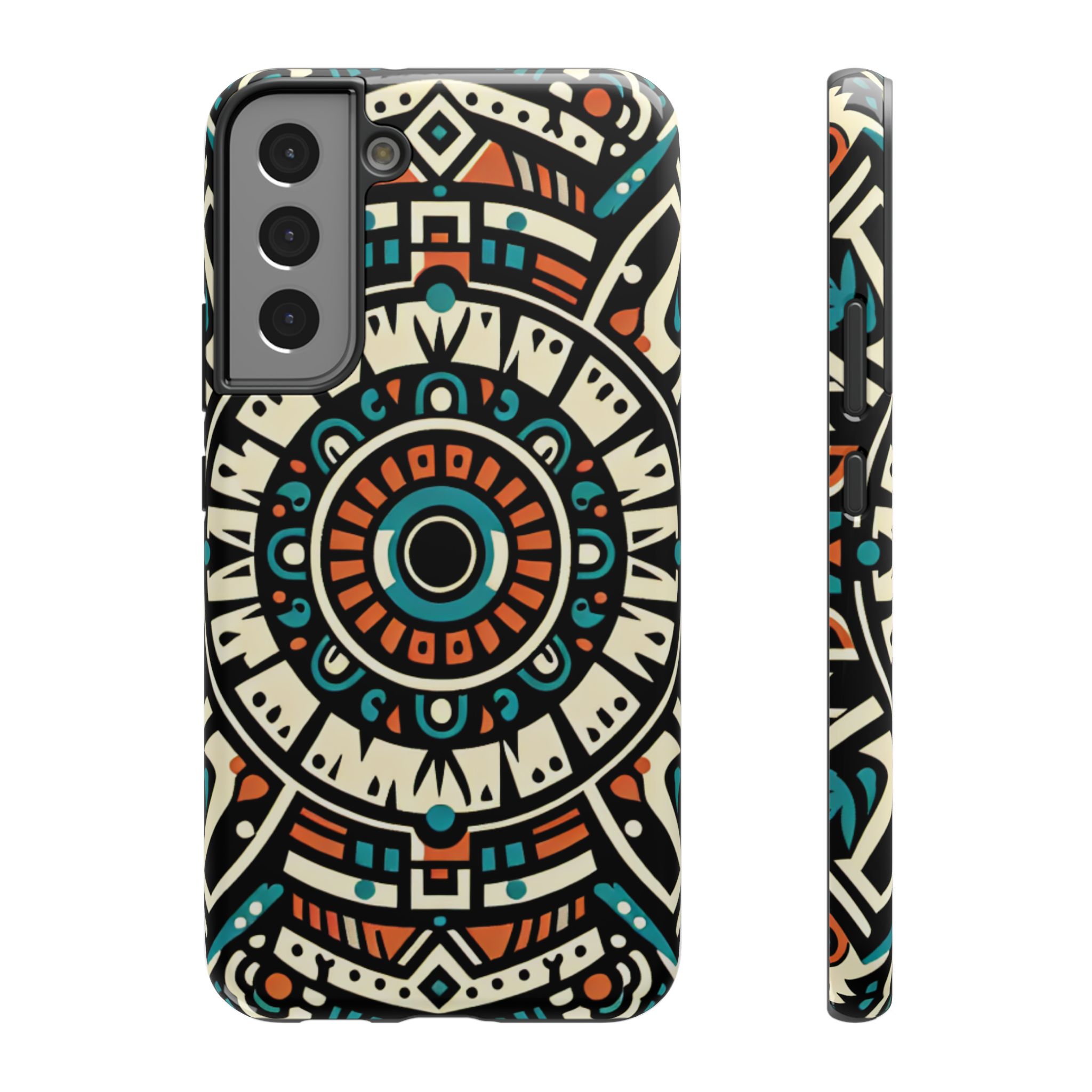 Traditional Mandala Art Impact-Resistant Phone Back Case - Image 4