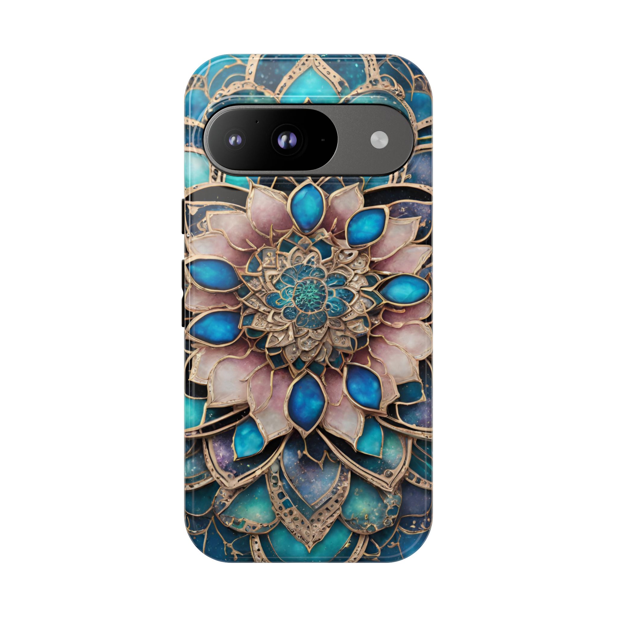 Candle Theme Mandala Resistant Trendy Tough Phone Case - Image 2