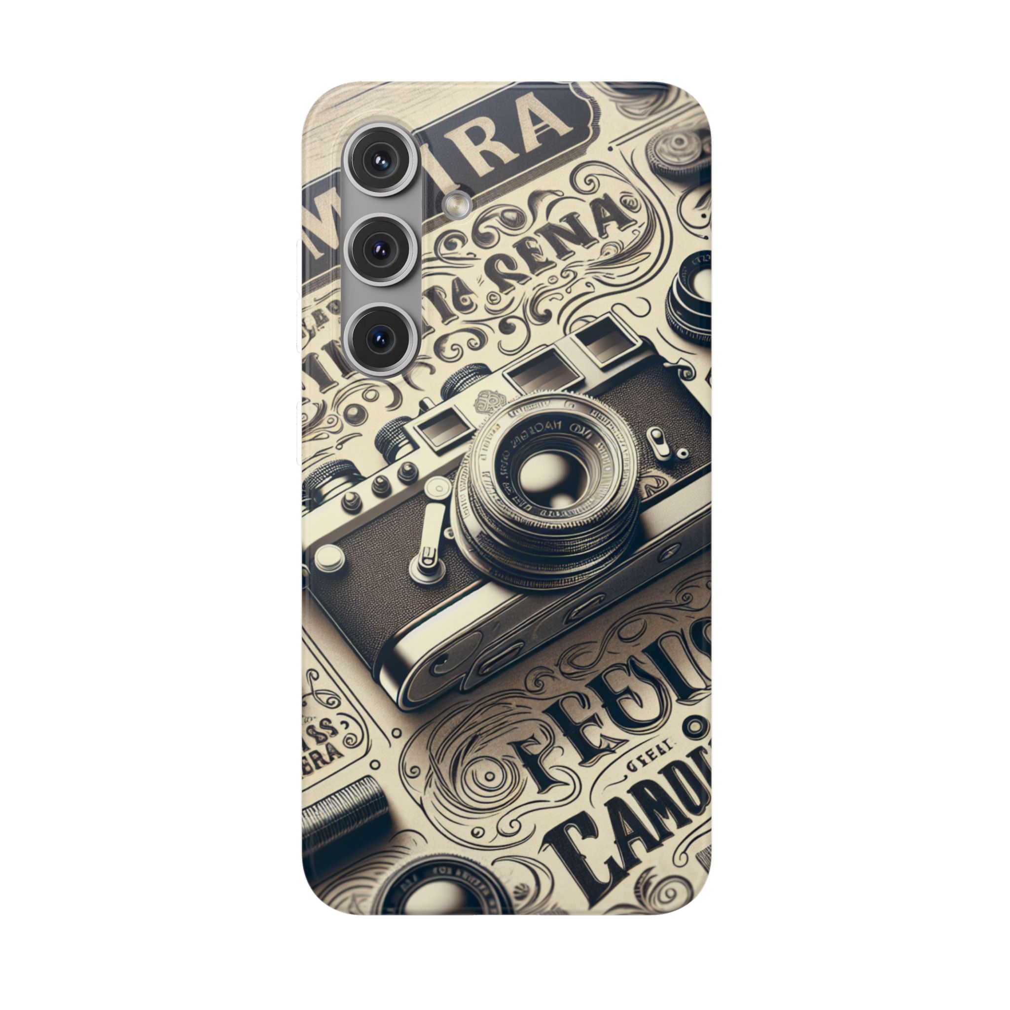 Classic Camera Trendy Resistant Flexi Phone Back Case - Image 7