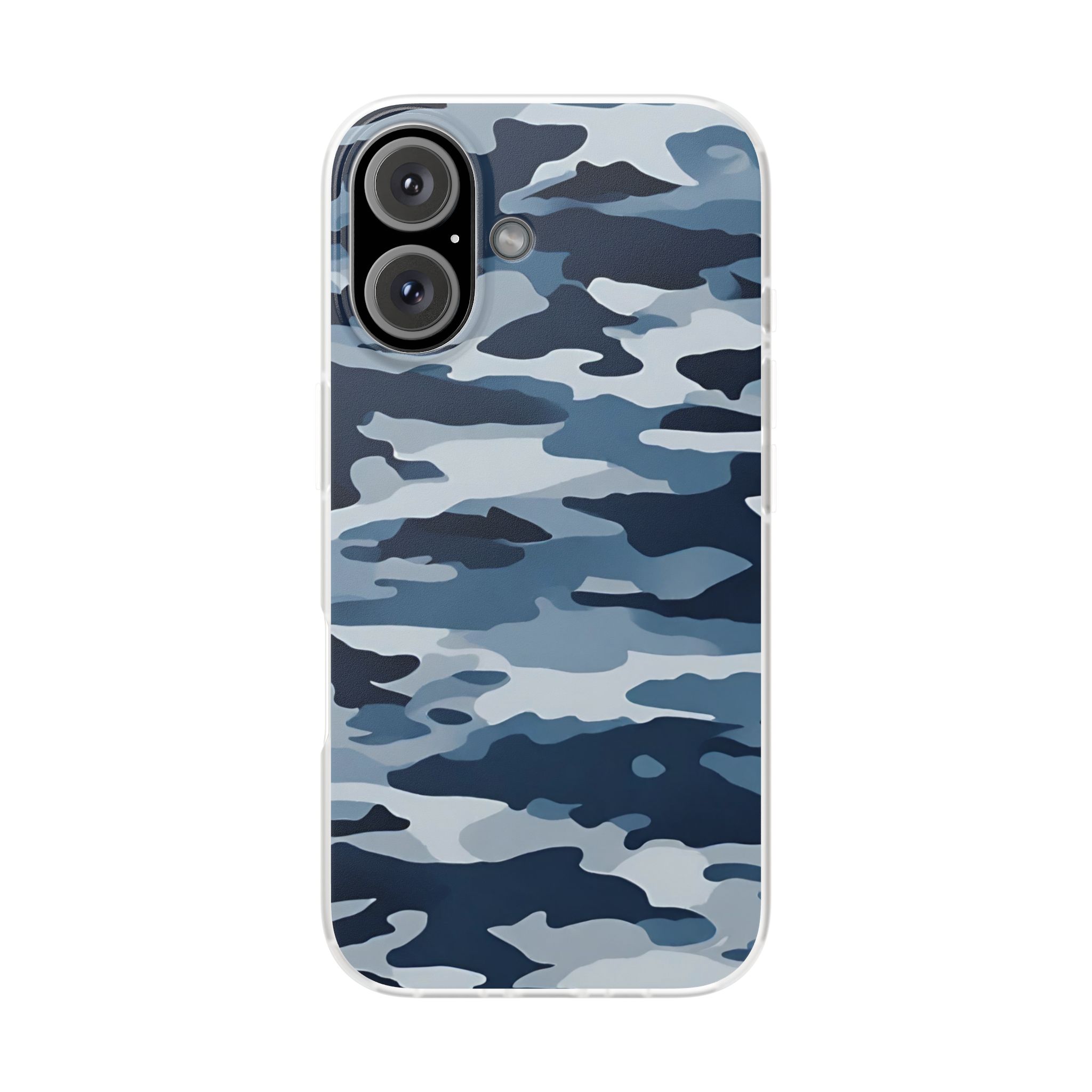 Camouflage Print Trendy Resistant Flexi Phone Back Case