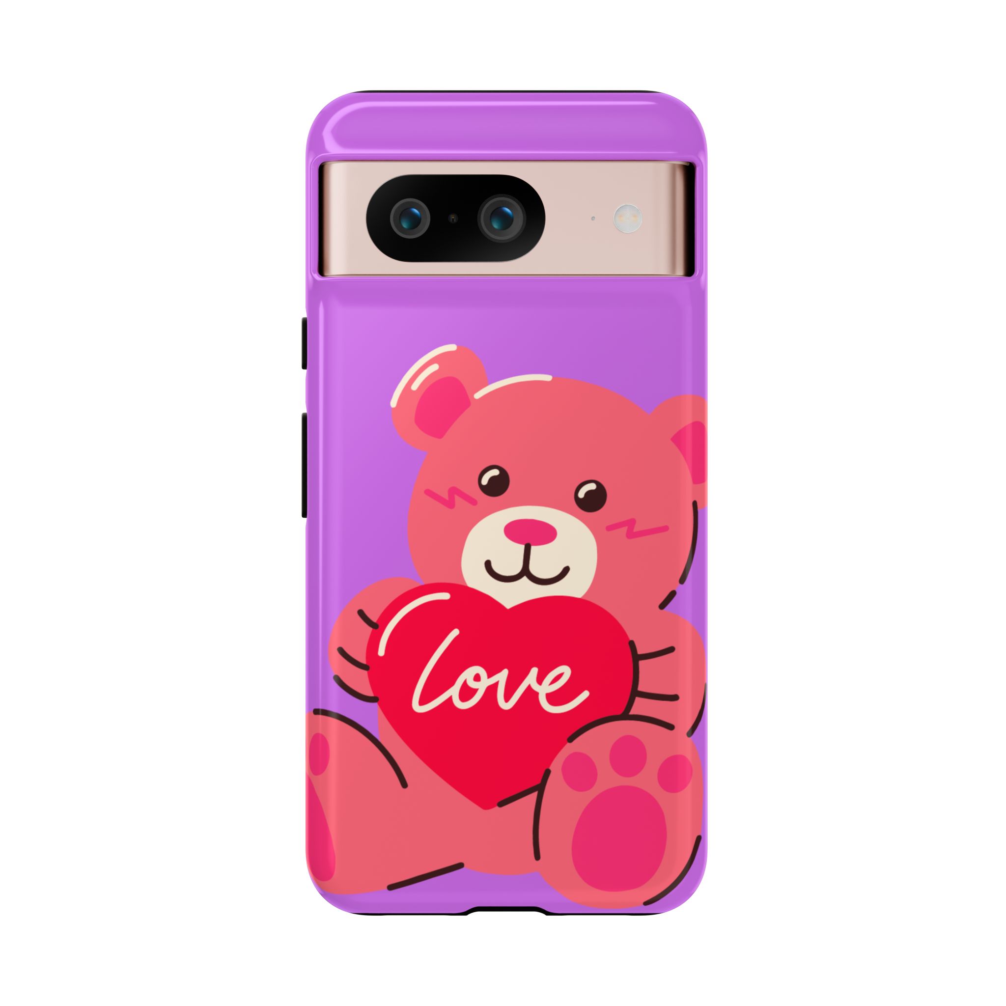 Teddy Love Forever Resistant Trendy Tough Phone Case