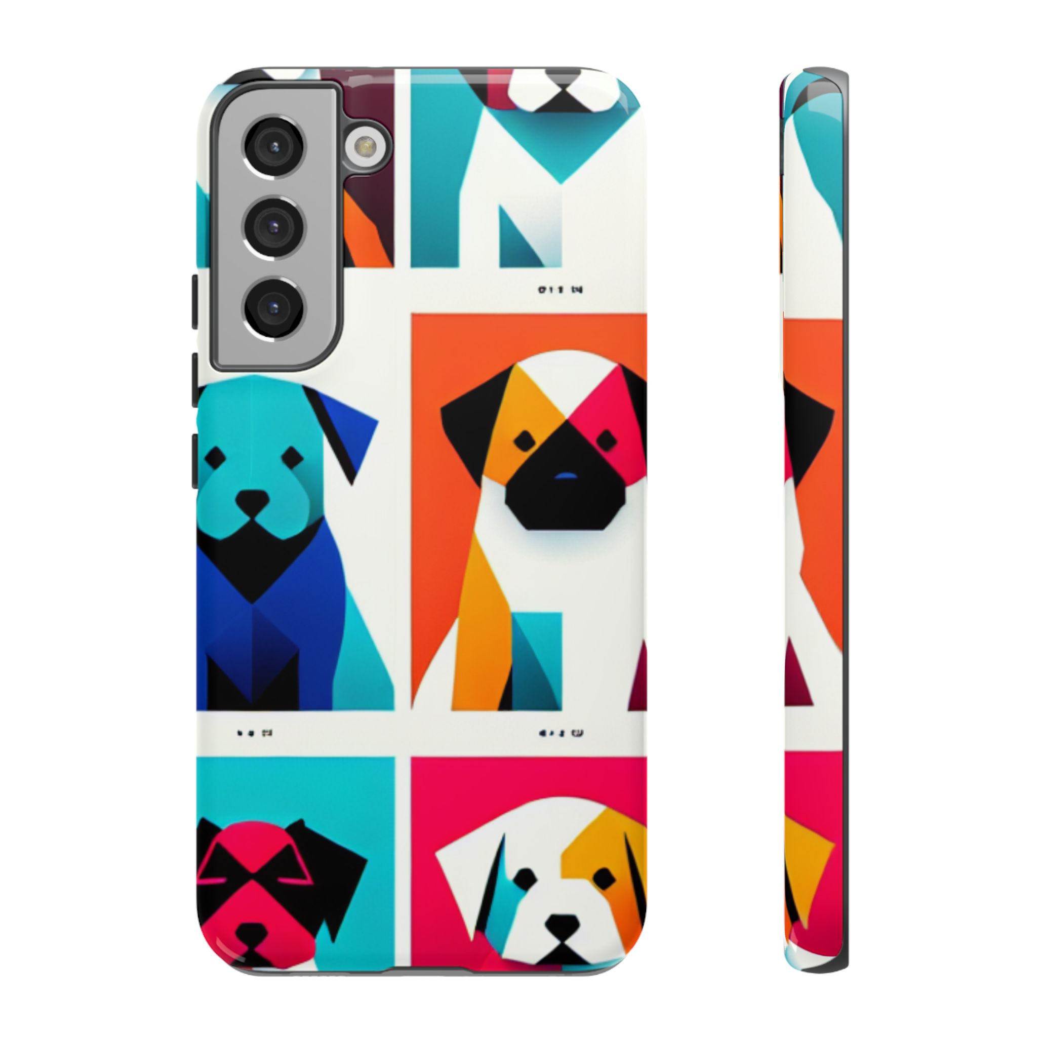 Cute 3D Dogs Trendy Resistant Tough Phone Case - Image 6