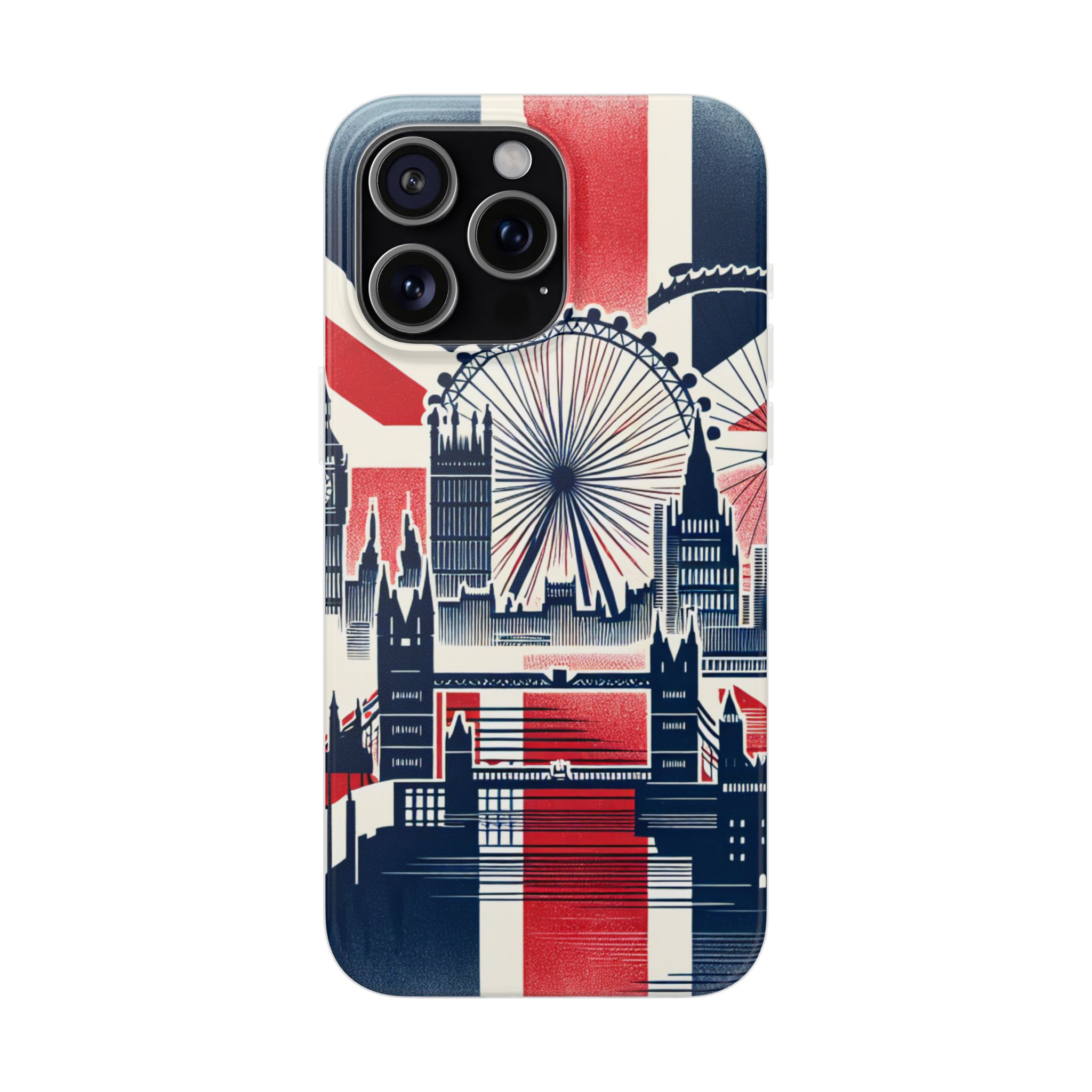 United Kingdom Monuments Trendy Resistant Flexi Case - Image 3