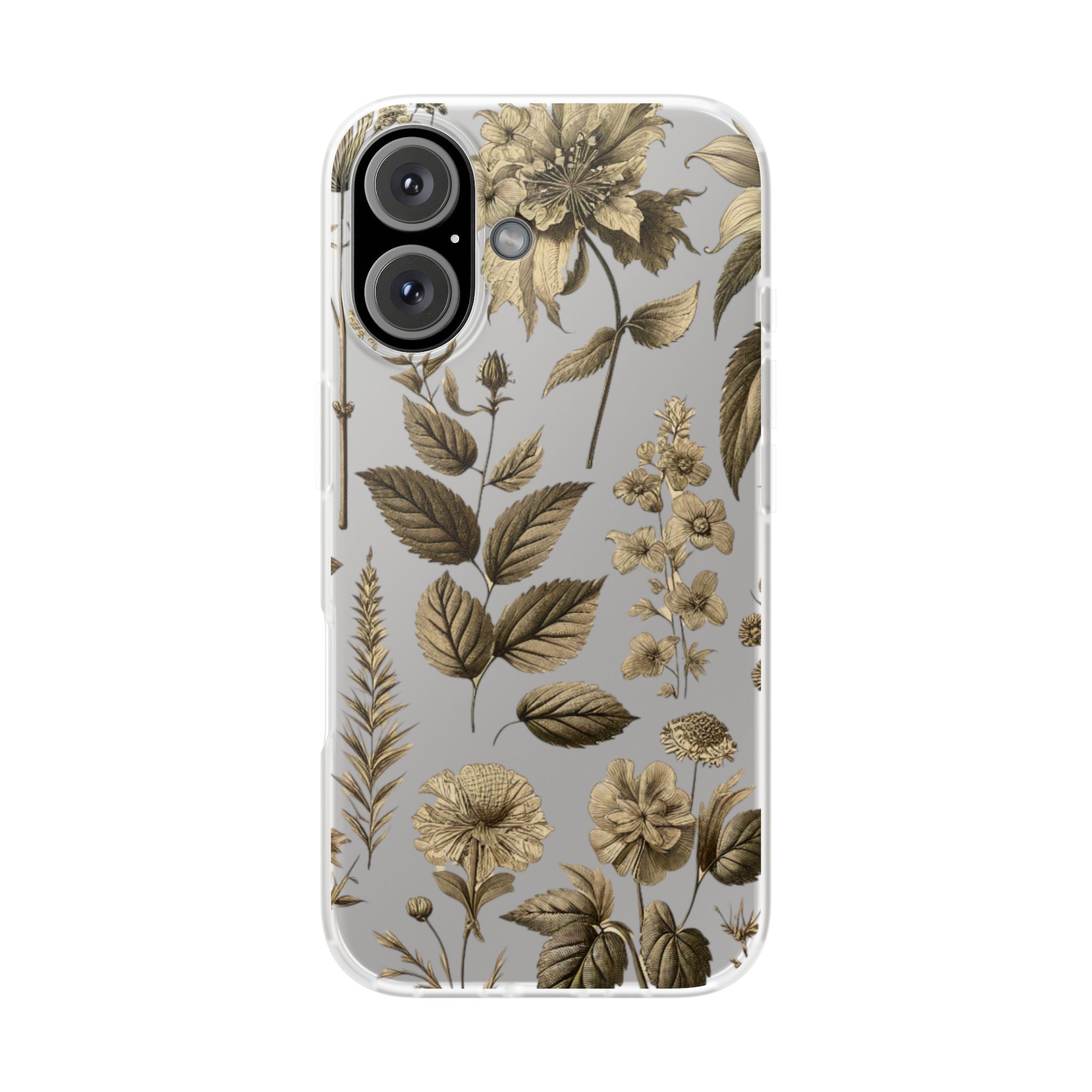 Leaf & Floral Trendy Resistant Flexi Phone Back Case