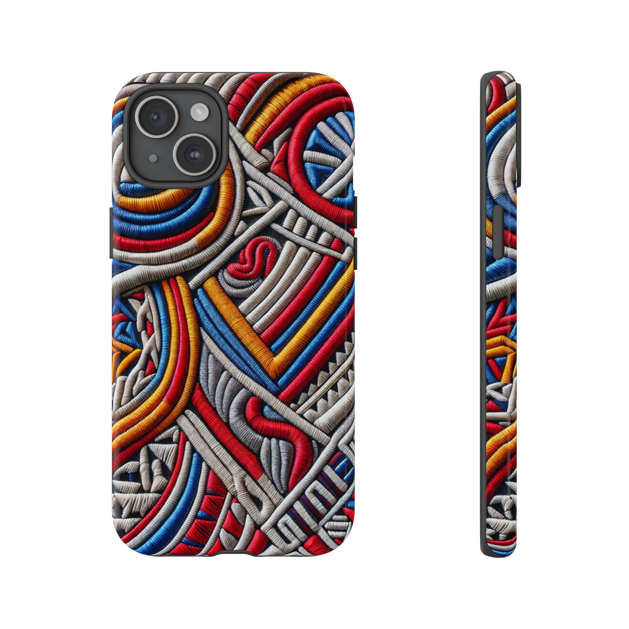 Woven Woolen Art Trendy Sleek Resistant Tough Phone Case - Image 10