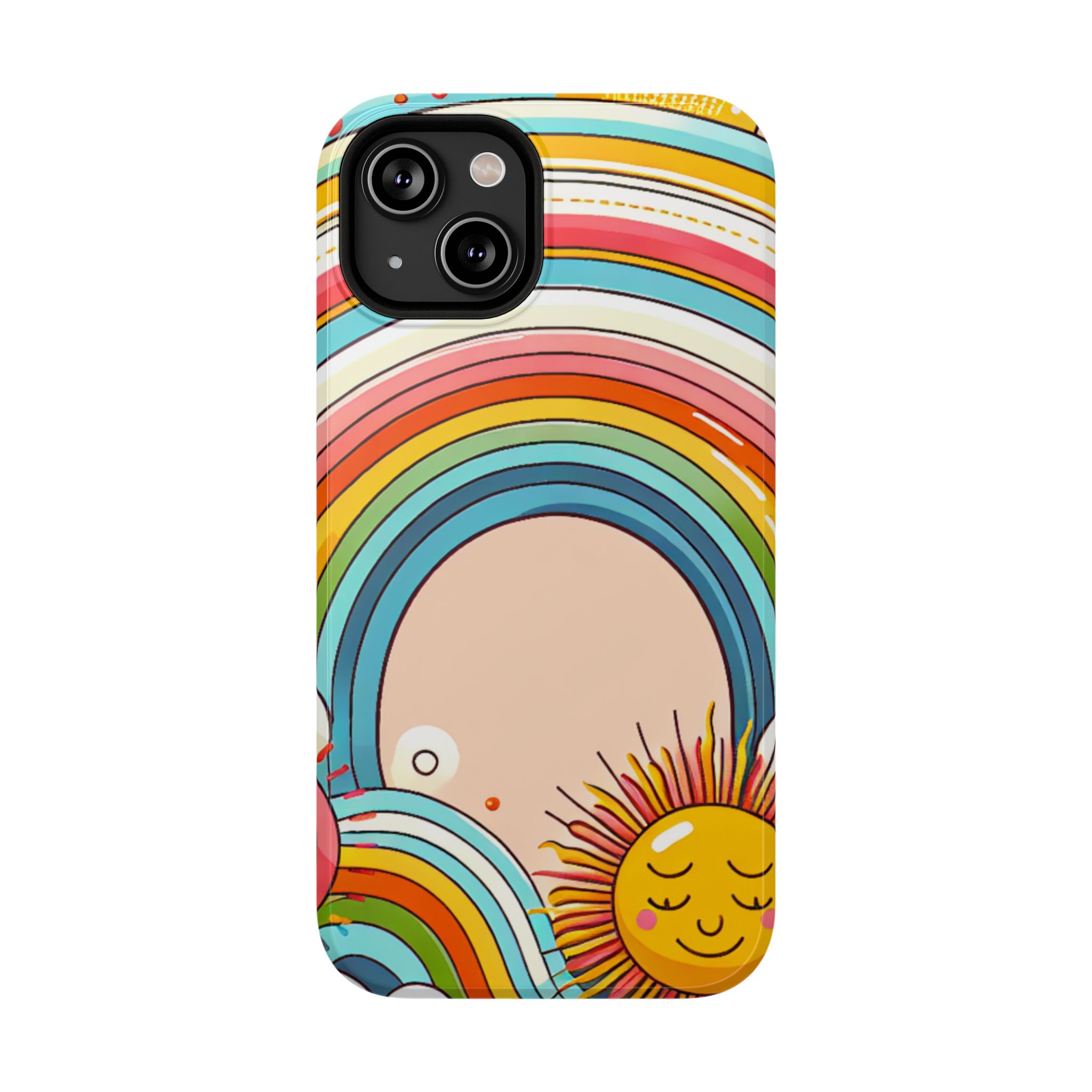 Rainbow Sunshine Impact-Resistant Phone Back Case - Image 7
