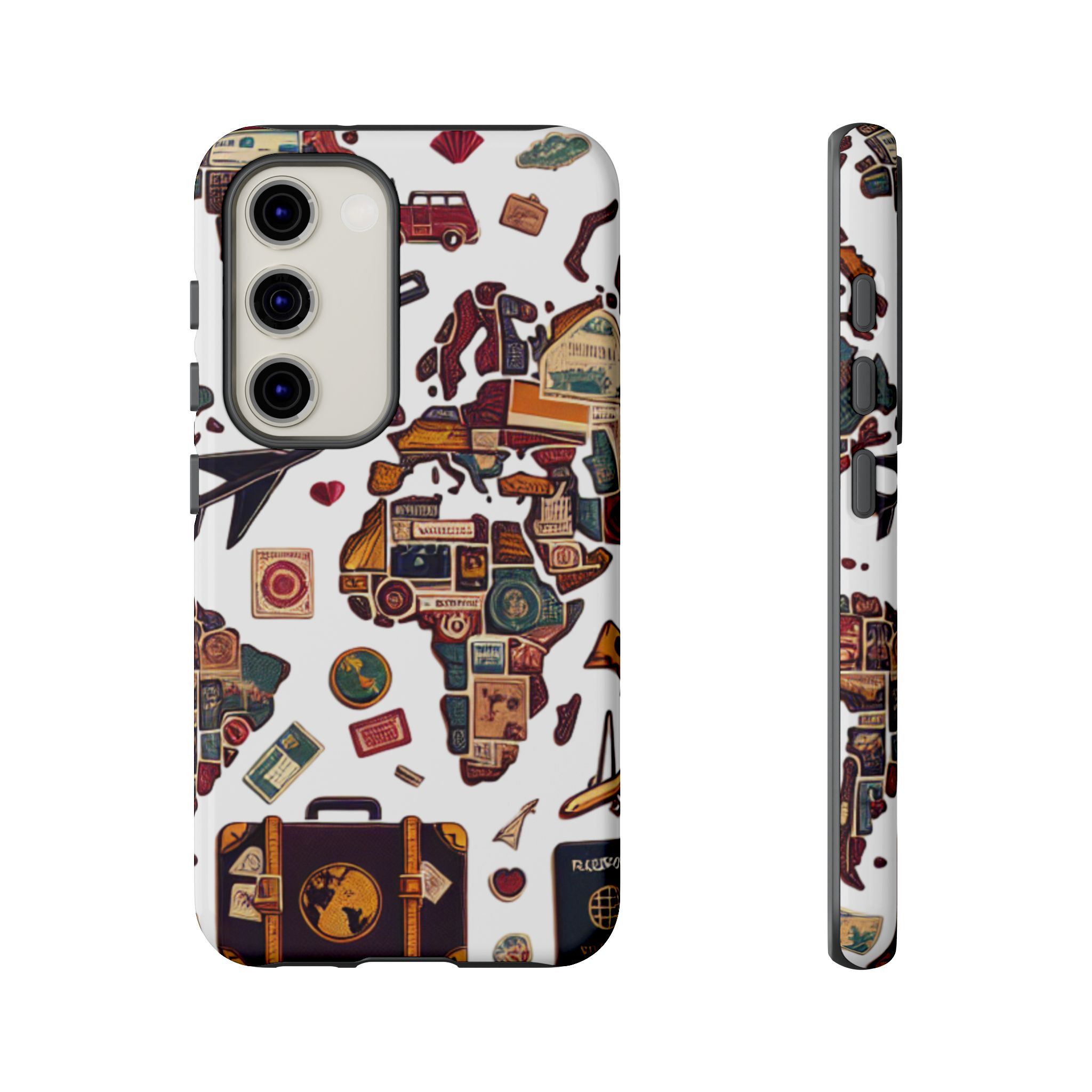 World Travel Trendy Sleek Resistant Tough Phone Case - Image 8