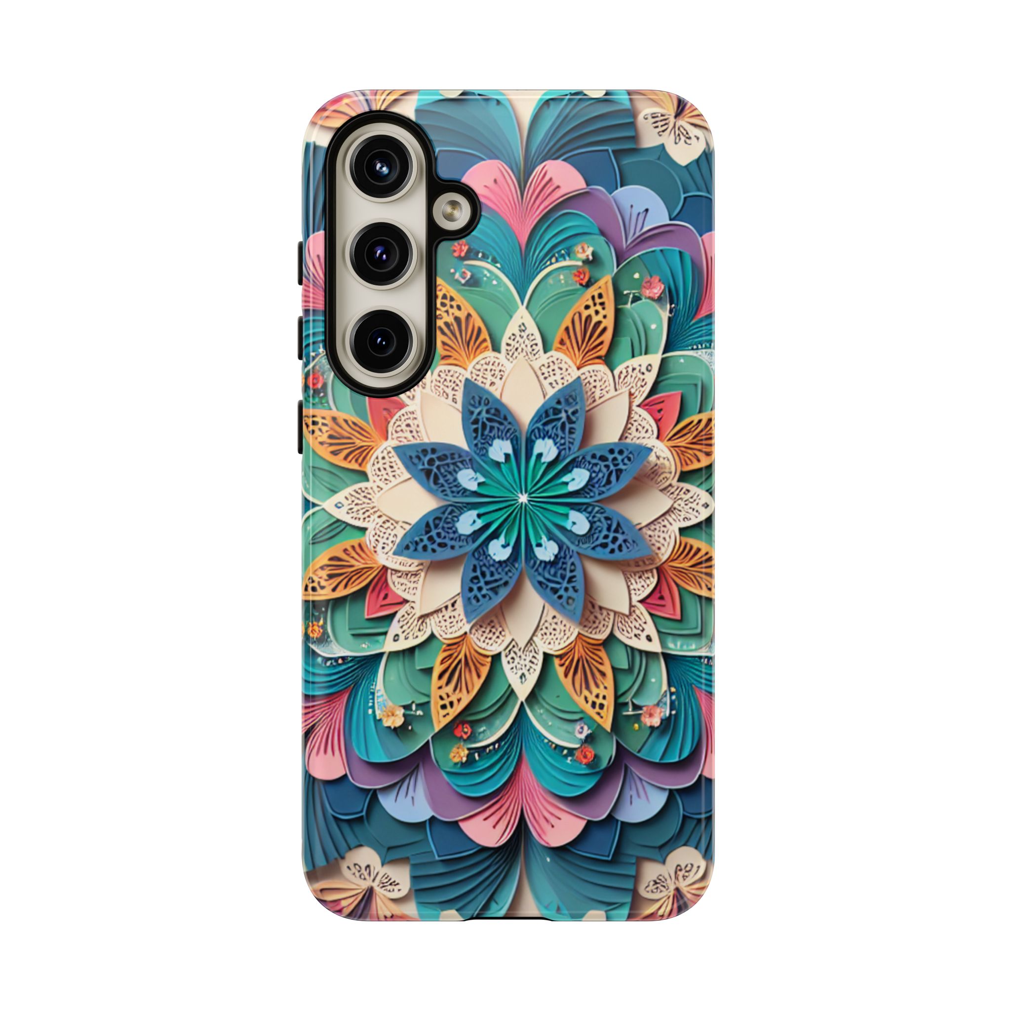 Butterfly Themed Mandala Trendy Tough Case - Image 7