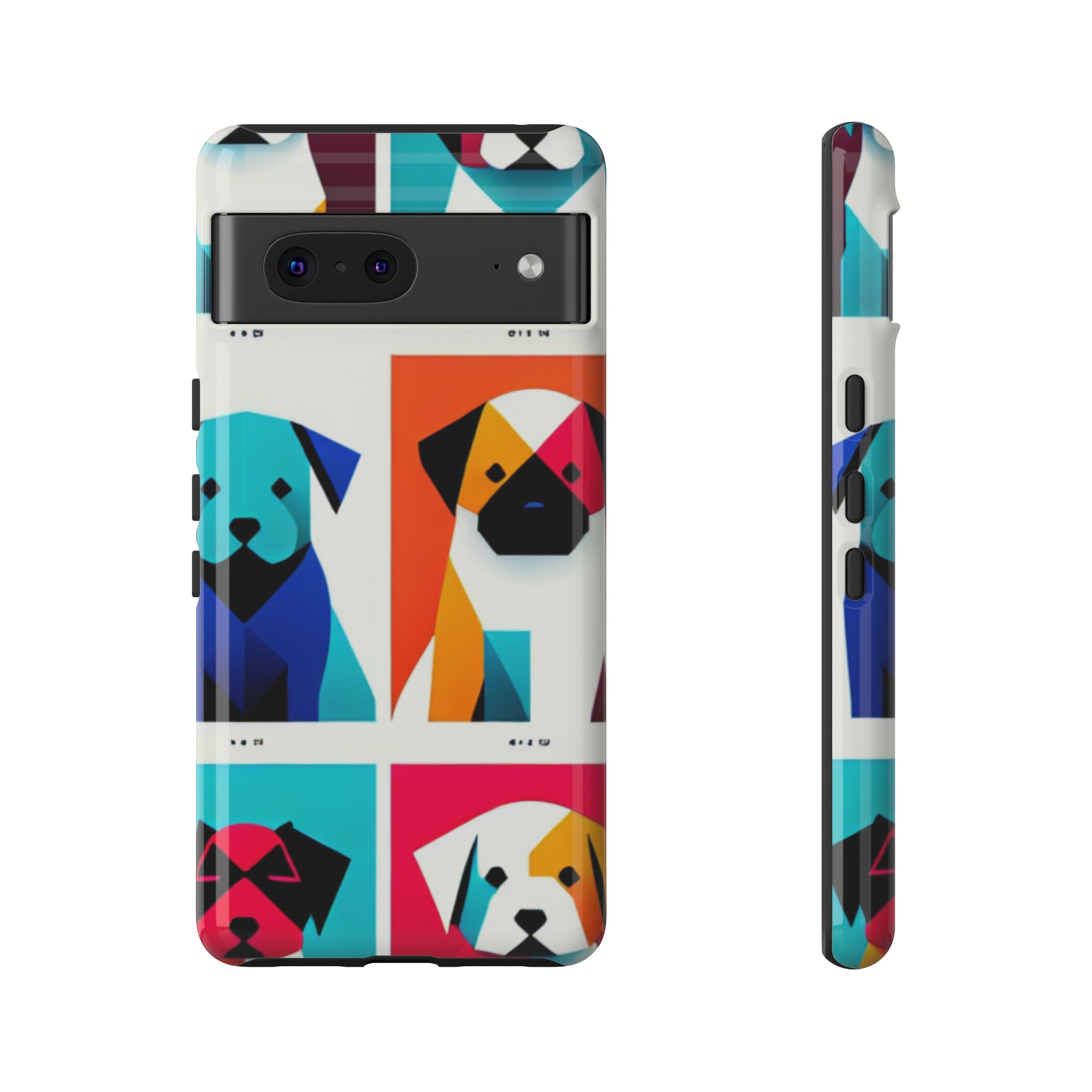 Cute 3D Dogs Trendy Resistant Tough Phone Case - Image 5