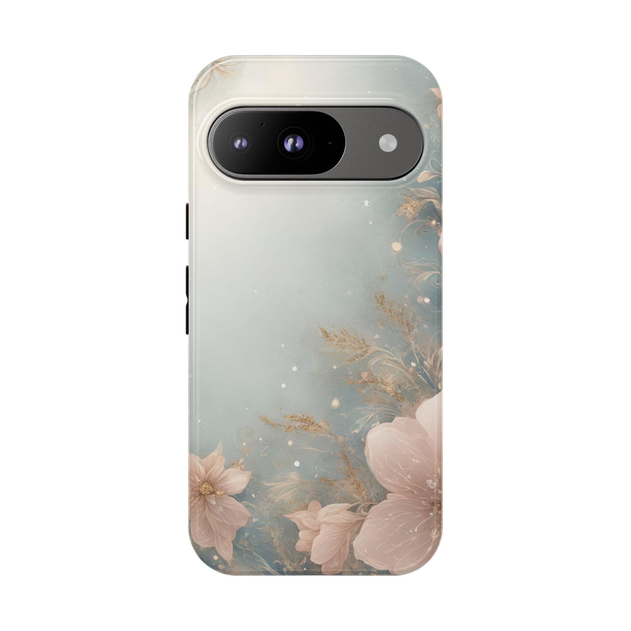 Floral Sparkling Resistant Trendy Tough Phone Case - Image 3
